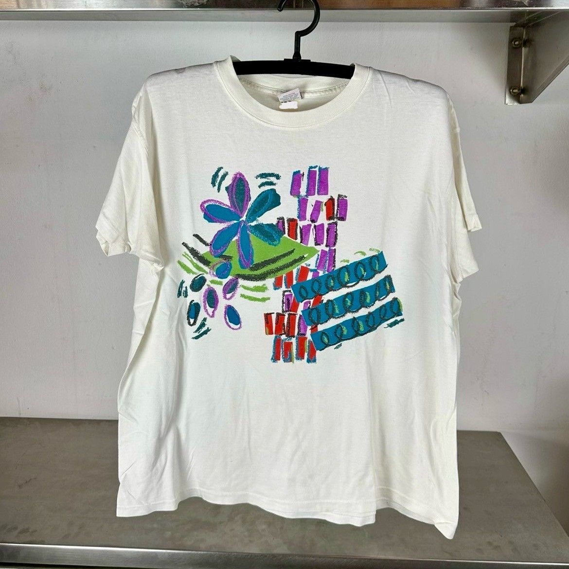 ​​Vintage 90s Nike Made in USA Floral Artwork​ T-shirt