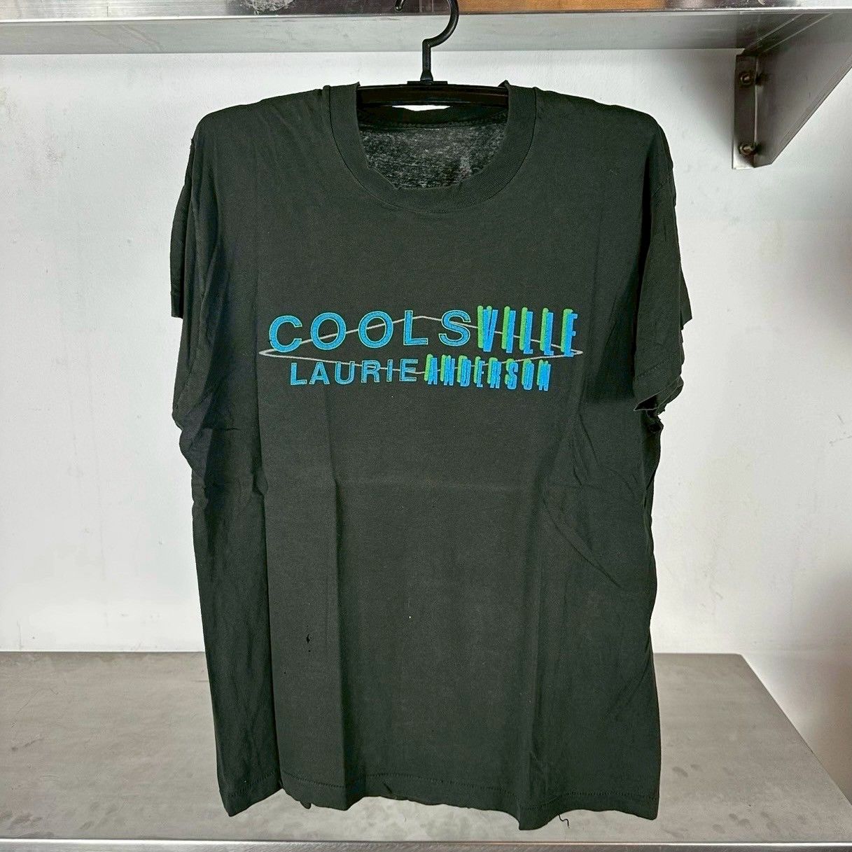 ​​​Vintage 1990 Coolsville Laurie Anderson Strange Angels Tour  T-shirt