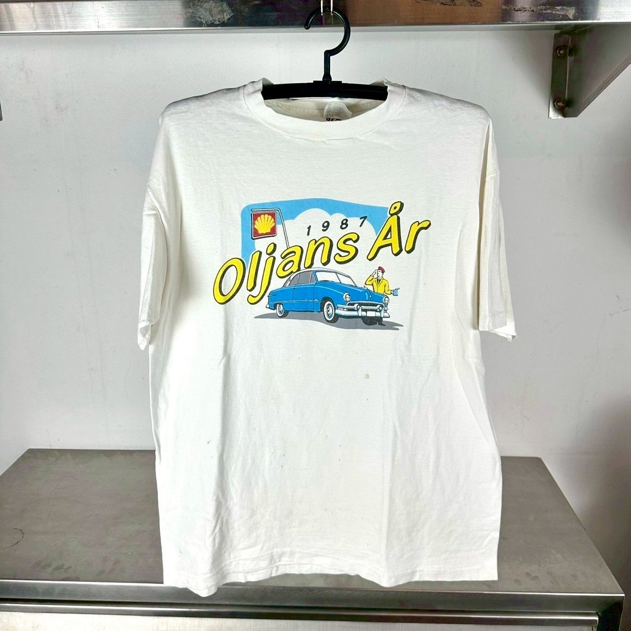 ​​Vintage 1987 Oljans Ar Shell Artwork T-shirt