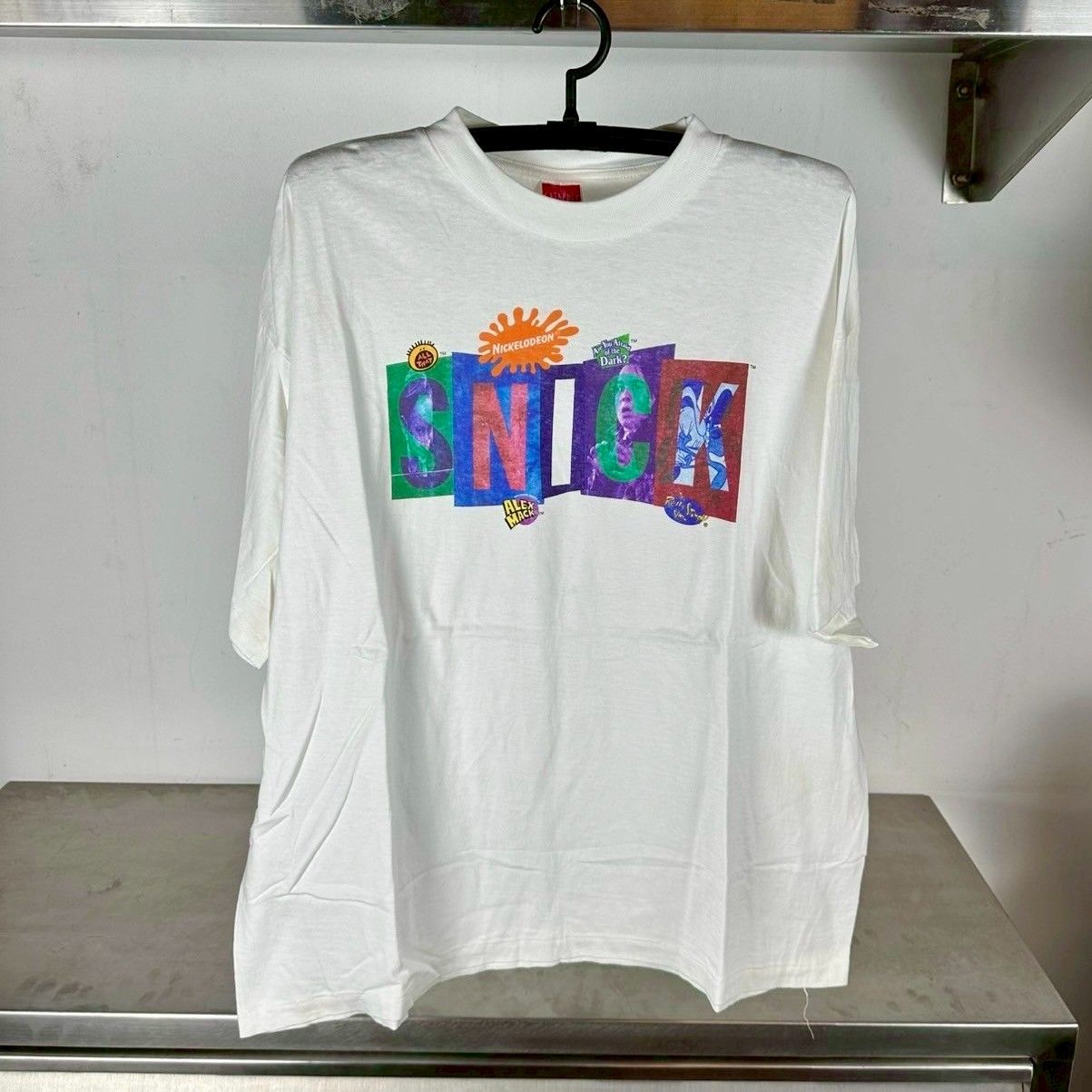 Vintage 90s Nickelodeon Snick TV Program Promo T-shirt
