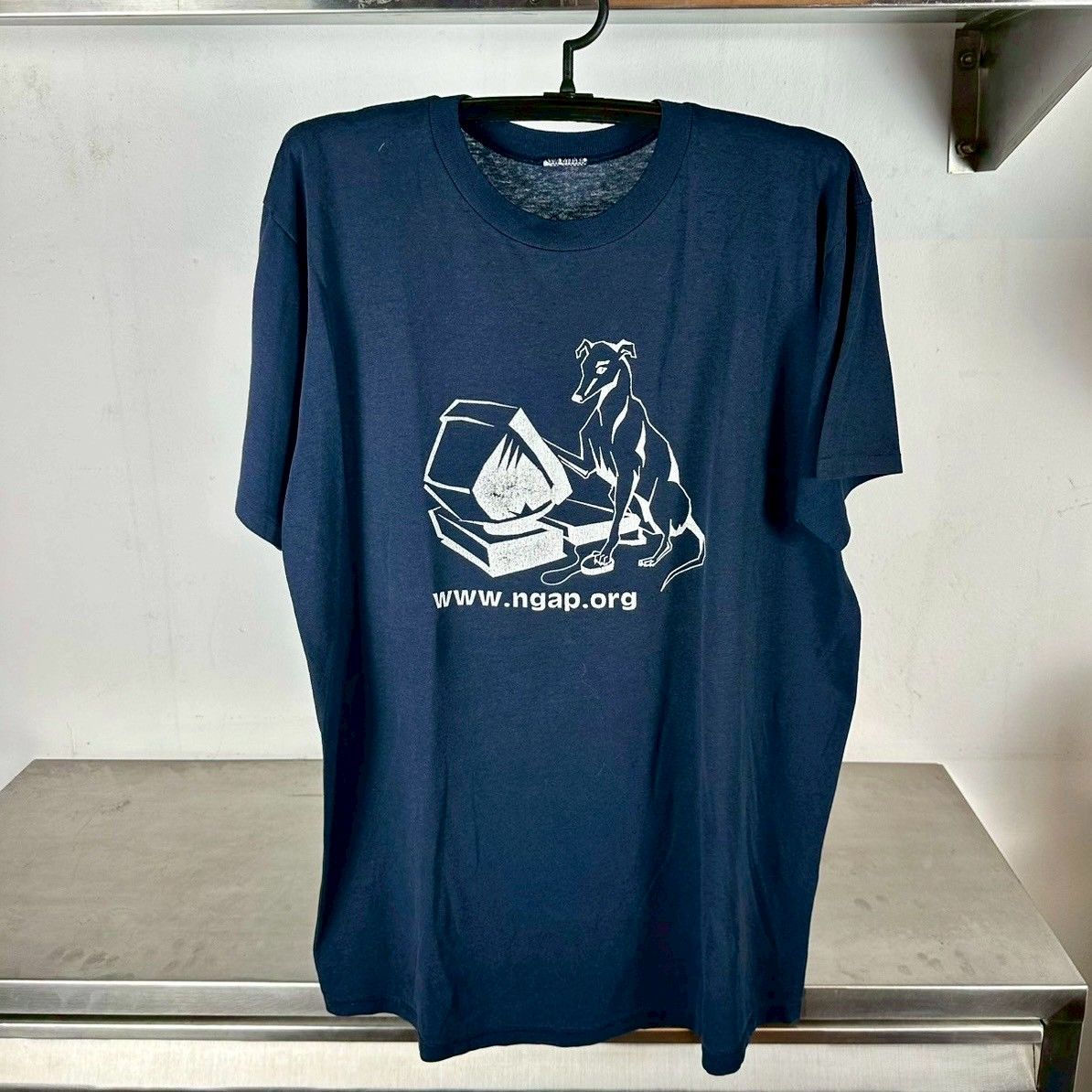 ​Vintage 1998 NGAP Greyhound Adoption Program Dog T-shirt