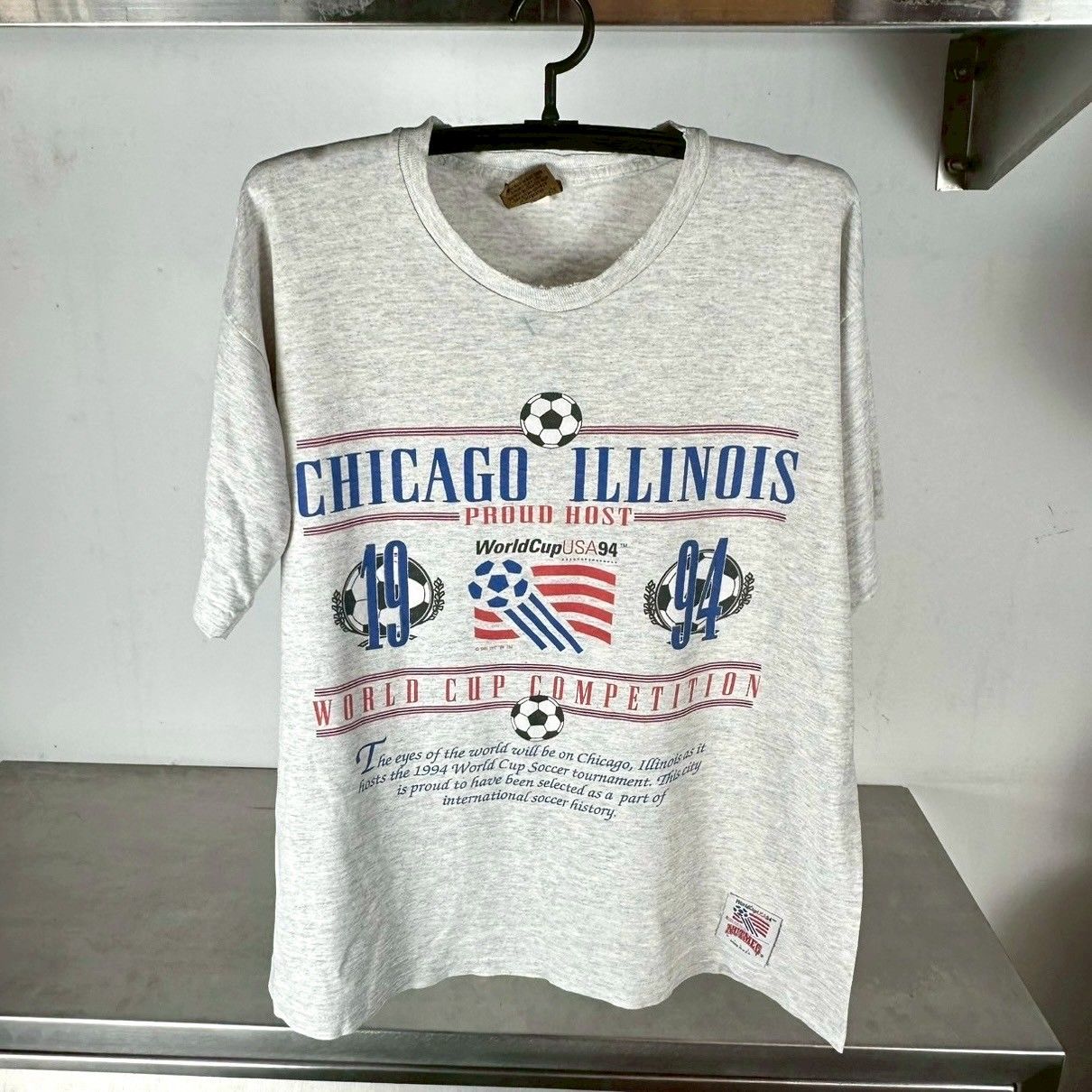 ​Vintage 1994 USA Soccer World Cup Chicago Host T-shirt