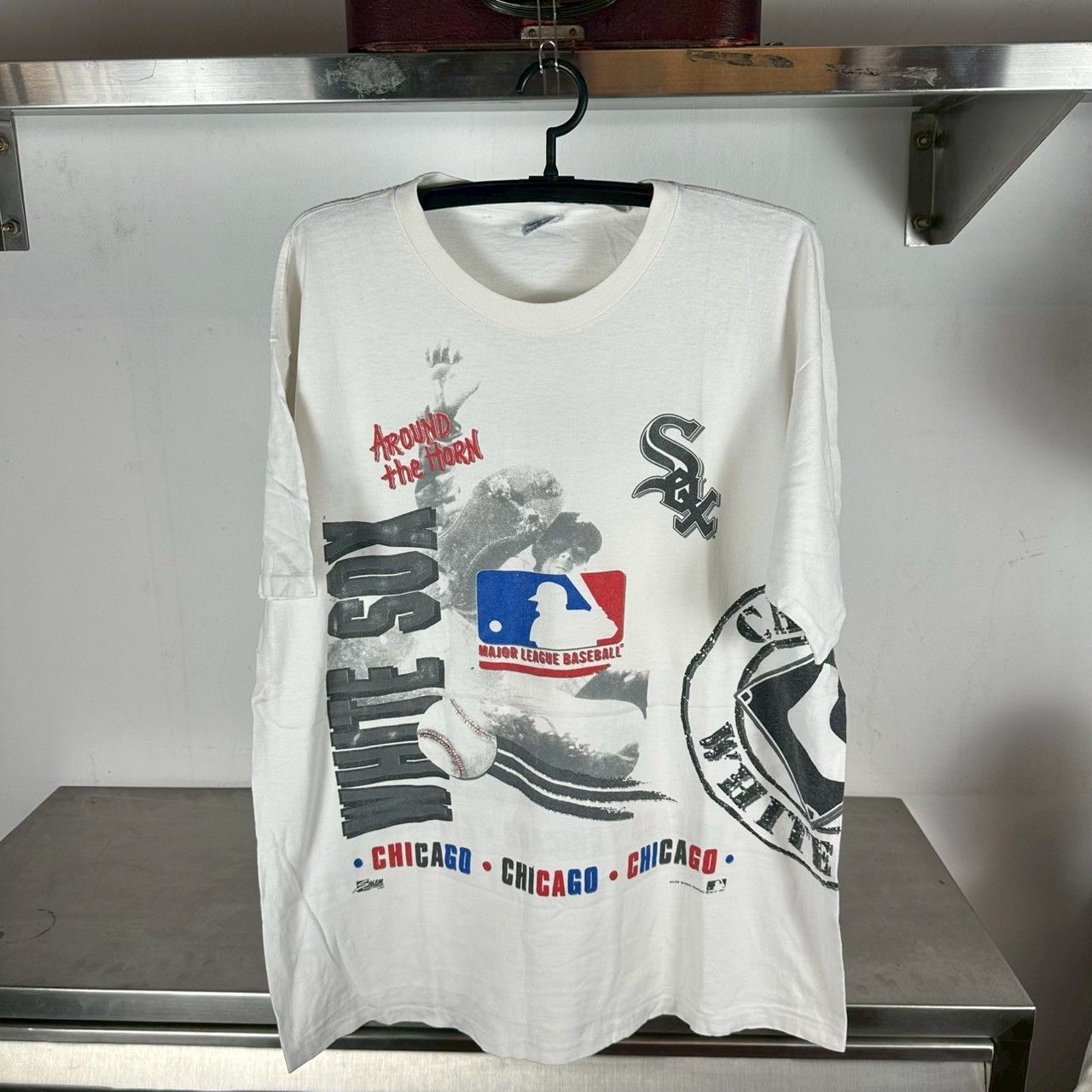 ​Vintage 1991 Chicago White Sox Around the Horn AOP MLB T-shirt