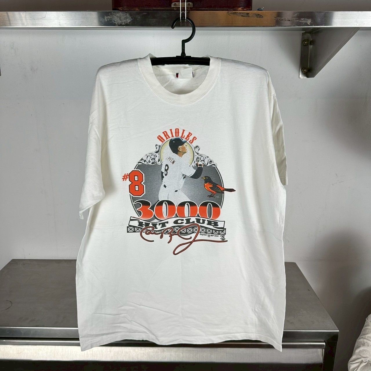 ​Vintage 2000 Cal Ripken JR 3000 Hit Club Orioles MLB T-shirt