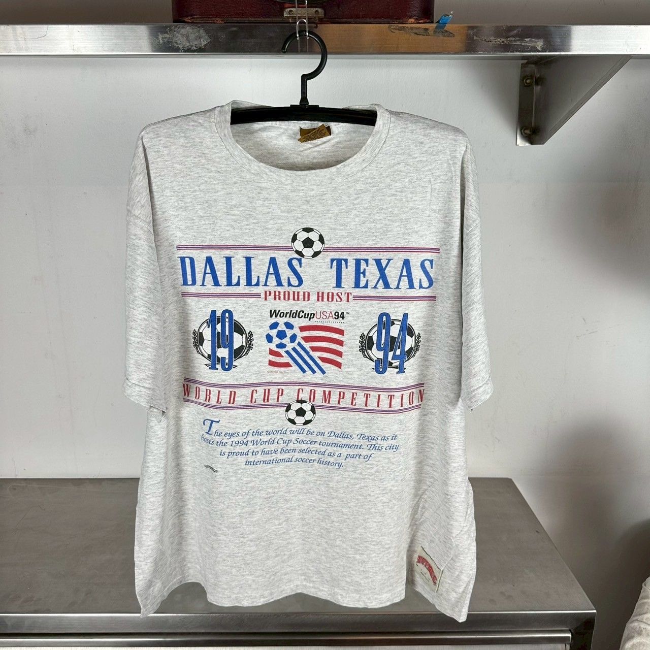 ​Vintage 1994 USA Soccer World Cup Dallas Host T-shirt