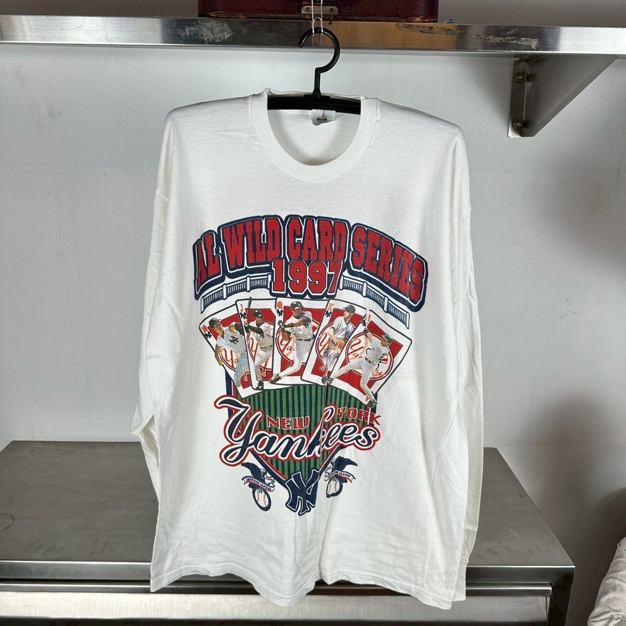 ​Vintage 1997 New York Yankees AL Wild Card Series MLB T-shirt