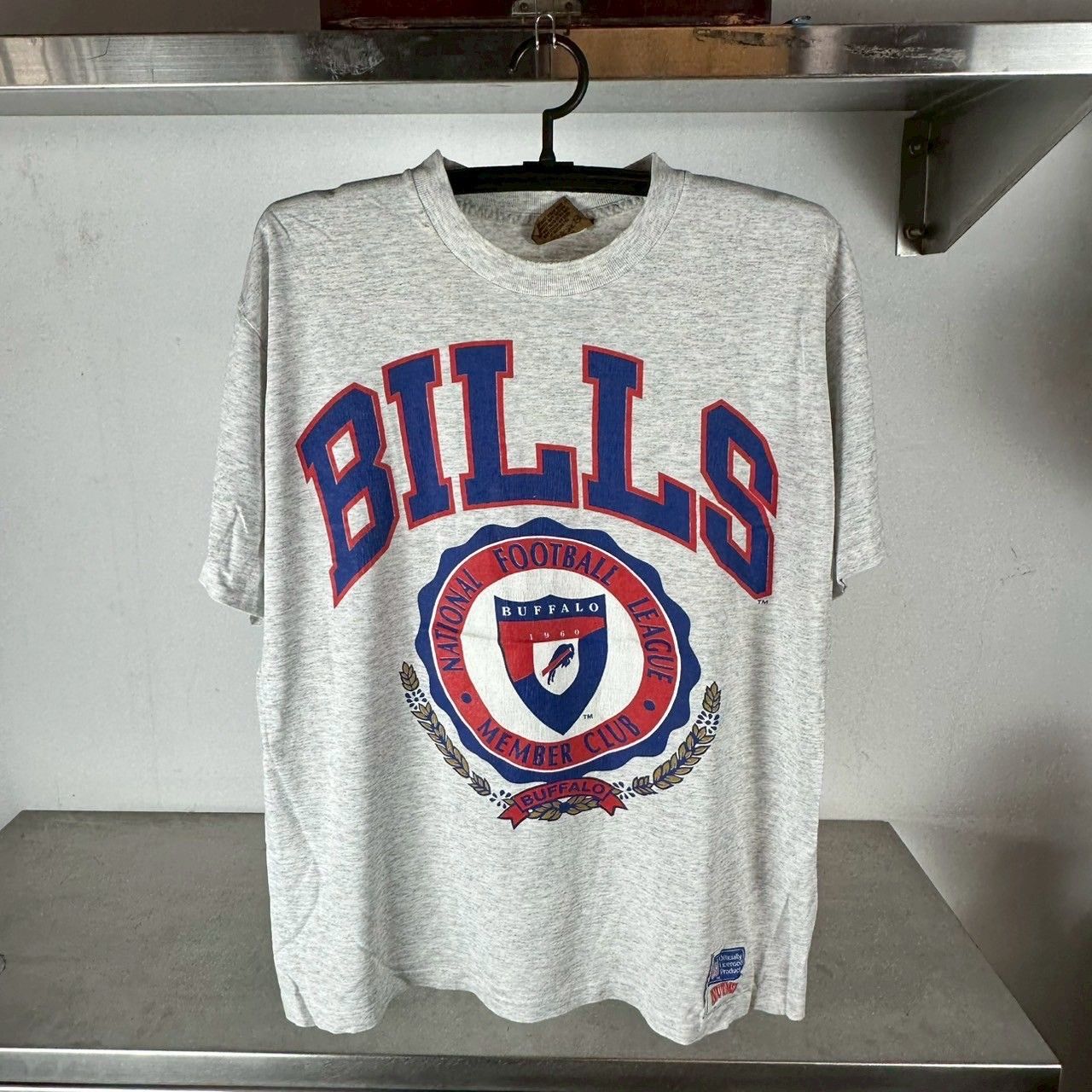 ​Vintage 90s Buffalo Bills Member Club NFL Nutmeg T-shirt