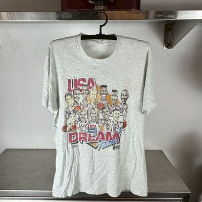 ​Vintage 1992 USA Basketball Dream Team Caricature Olympics T-shirt