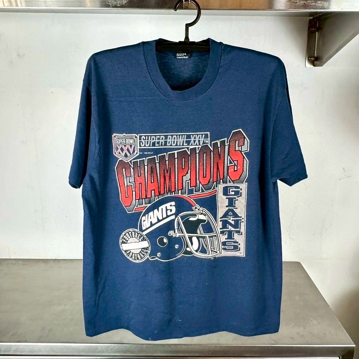 ​​Vintage 1990 New York Giants Super Bowl Champions NFL T-shirt