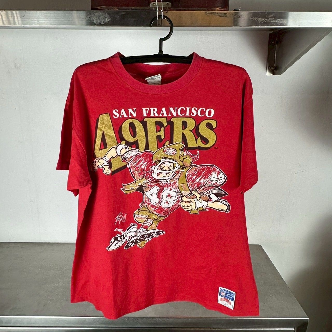 ​​​Vintage 90s San Francisco 49ers Mascot Nutmeg NFL​ T-shirt