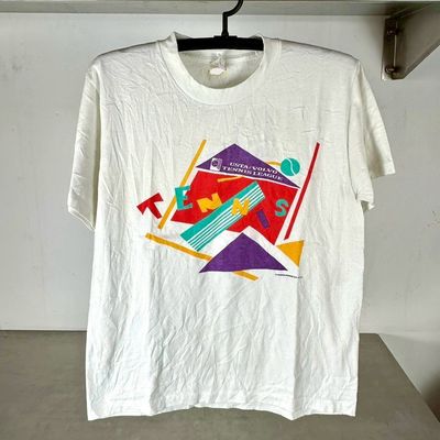 ​​​​​​​Vintage 90s USTA Volvo Tennis League Graphic​ T-shirt