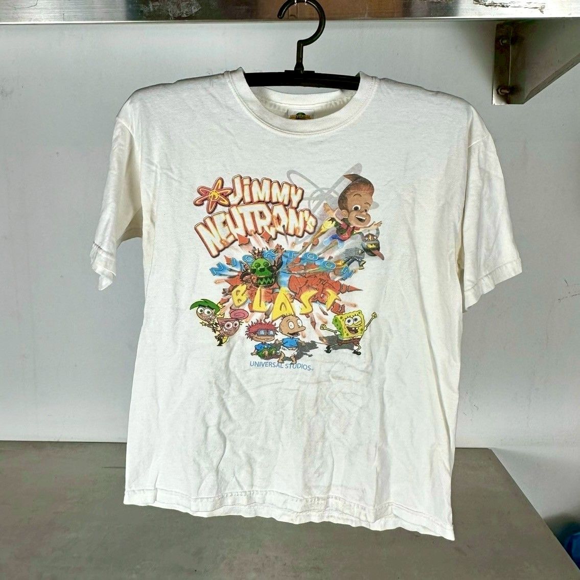 ​​​​2007 Jimmy Neutron&#39;s Blast Universal Studios Promo T-shirt
