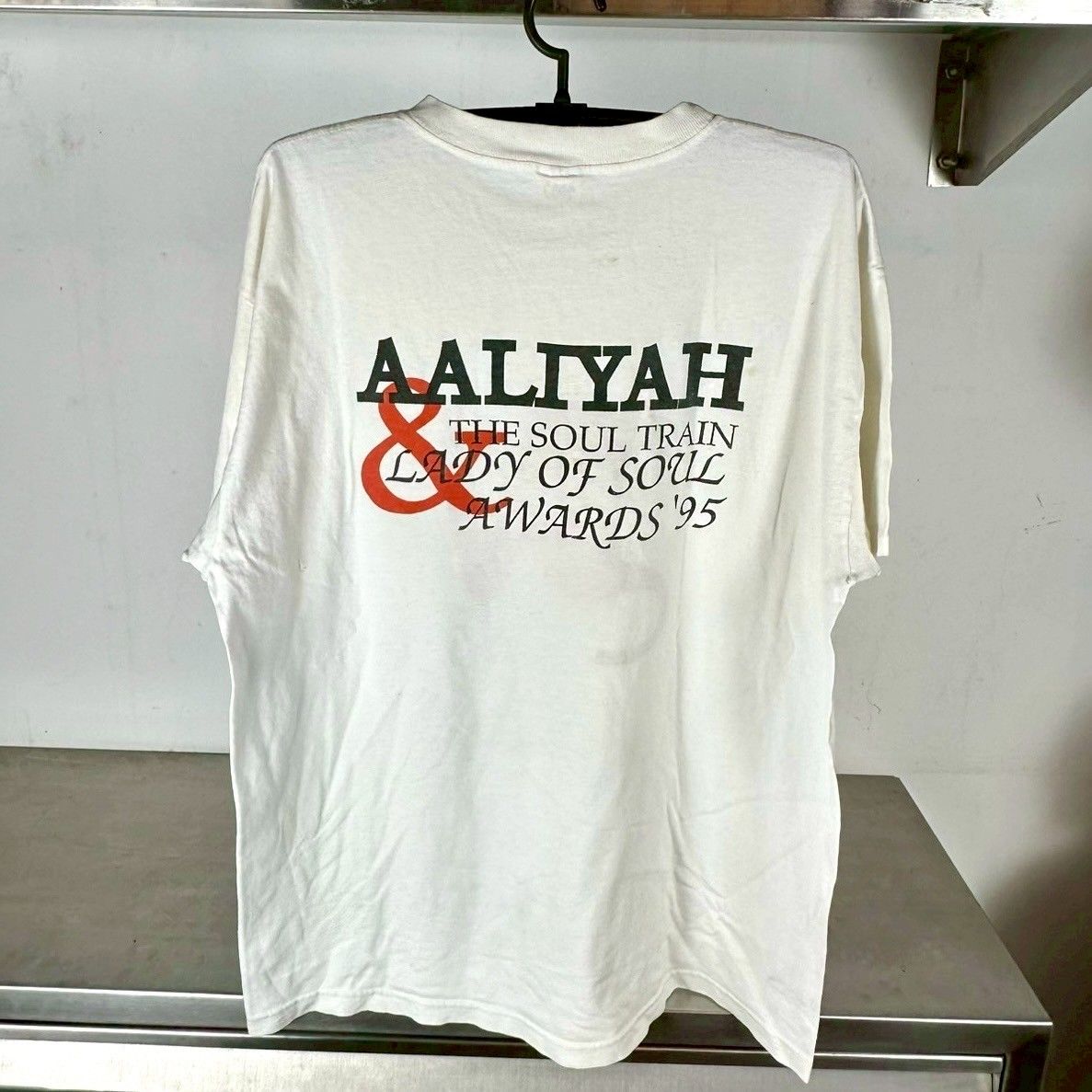 ​Vintage 1995 Aaliyah The Soul Train Lady of Soul Awards T-shirt