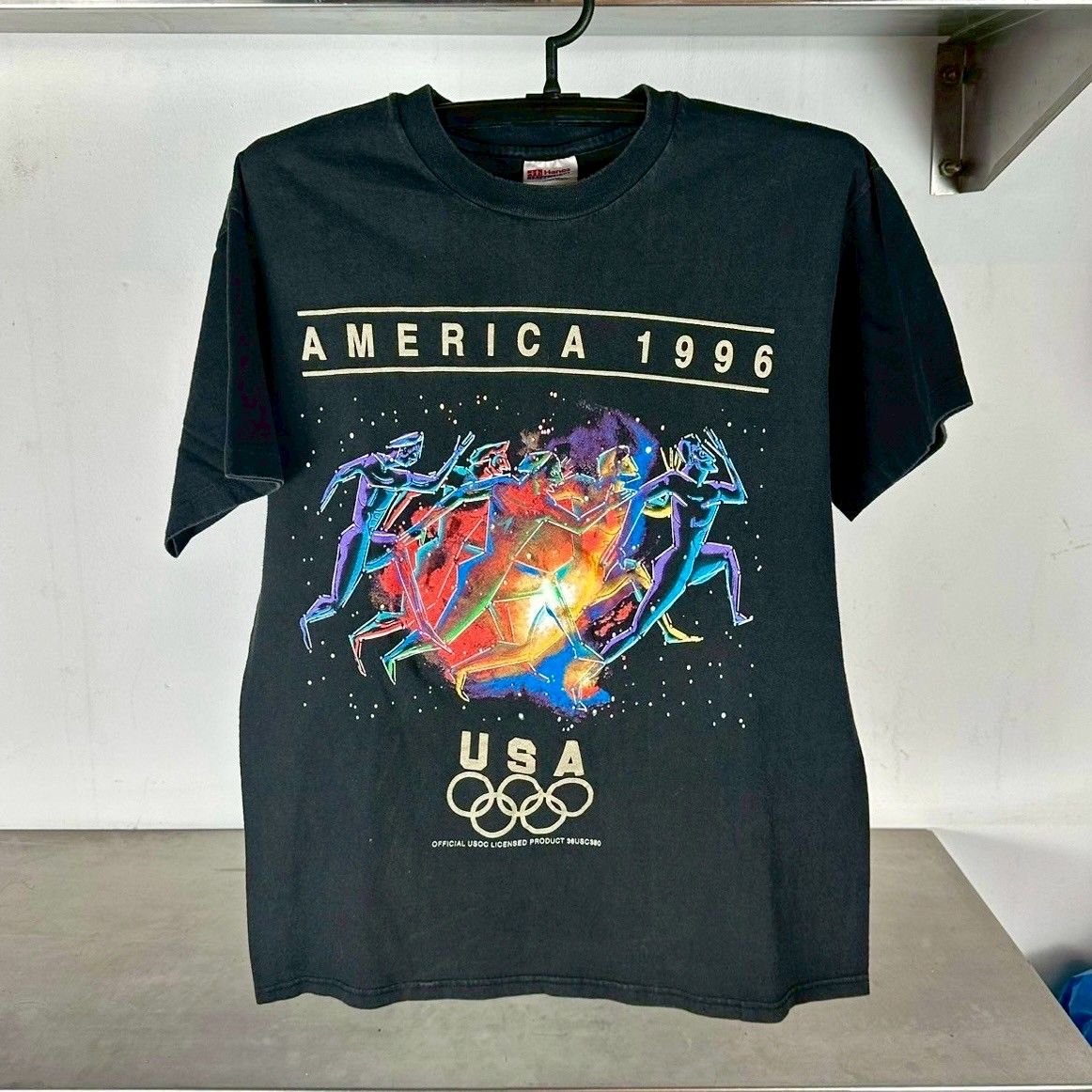 ​Vintage 1996 USA Olympics Artwork Graphic T-shirt