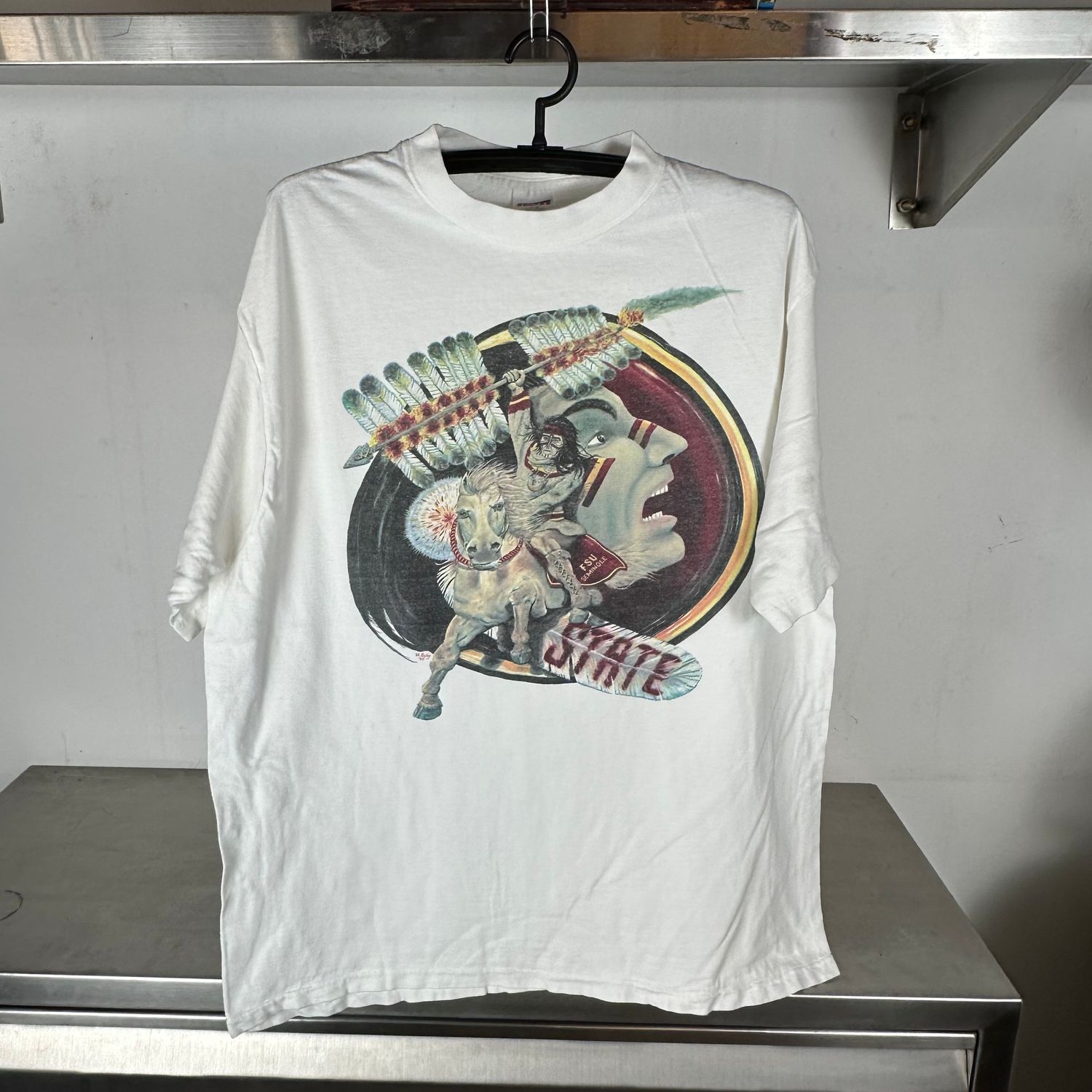 ​Vintage 90s FSU Seminoles Florida State Artwork T-shirt