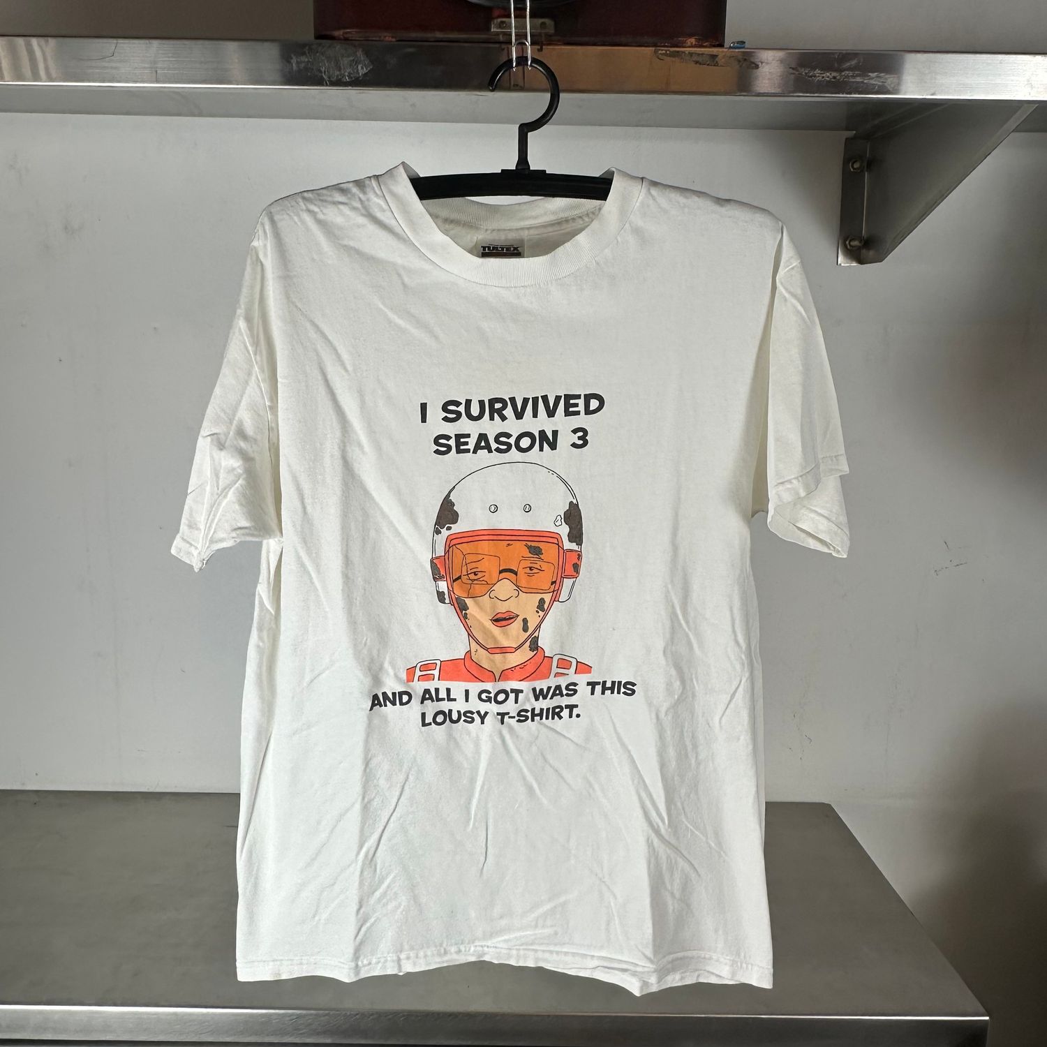 ​Vintage 90s King of the Hill I Survived Season 3 Promo T-shirt