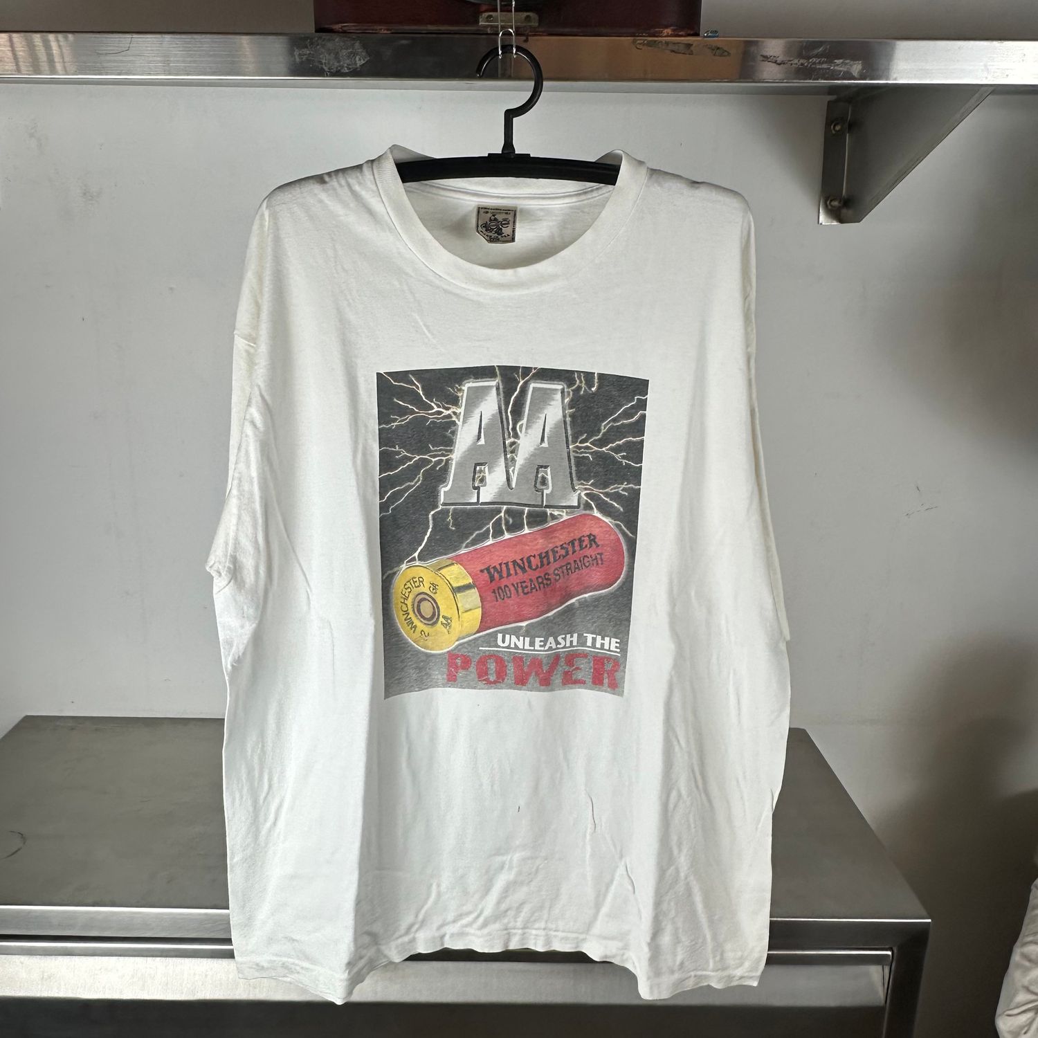 ​Vintage 90s Winchester Shotgun Shell Ammunition Gun T-shirt