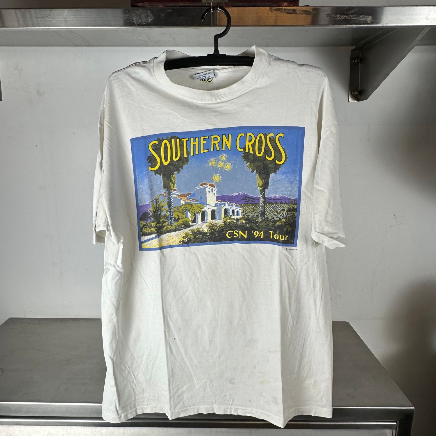 ​Vintage 1994 CSN Crosby, Stills &amp; Nash Tour Folk Rock Band T-shirt