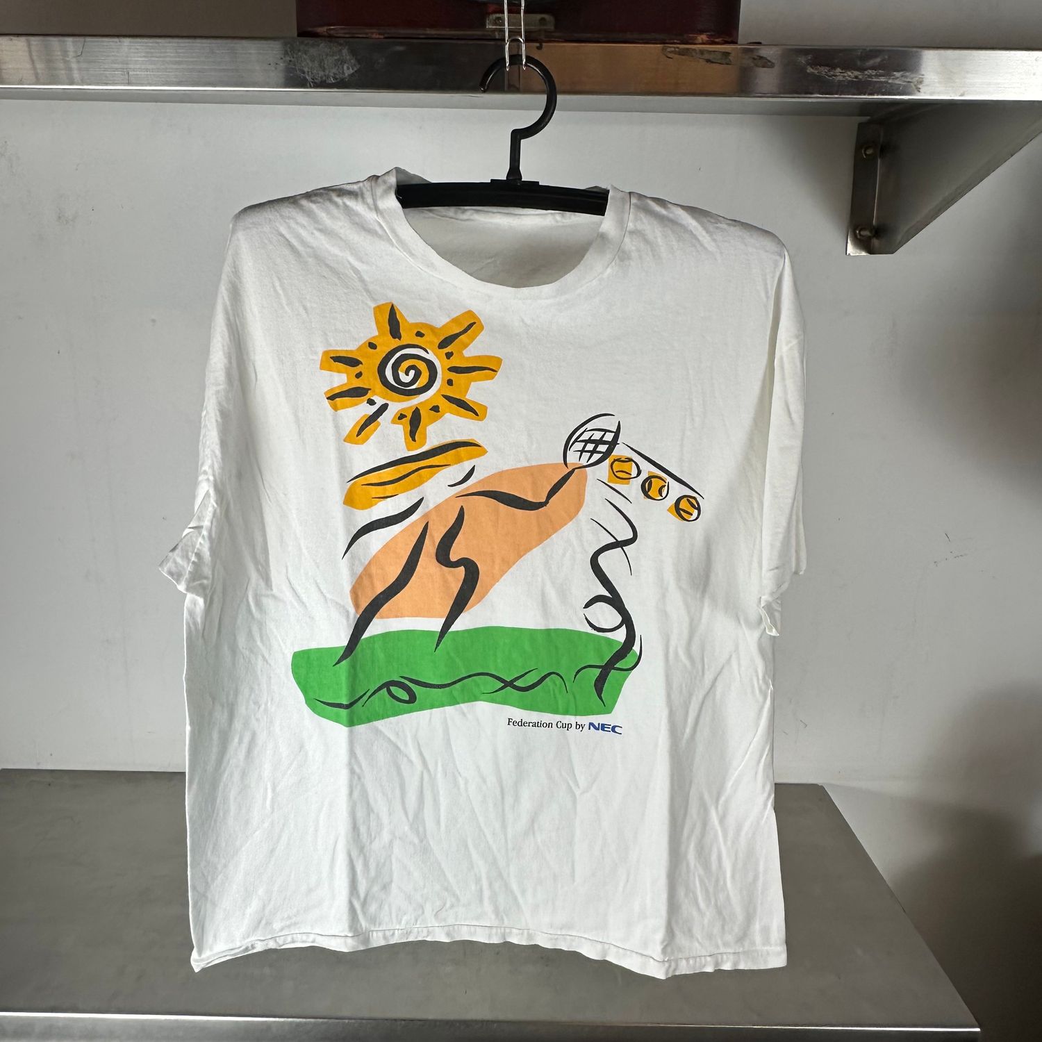 ​Vintage 90s Federation Cup By NEC Tennis Graphic T-shirt