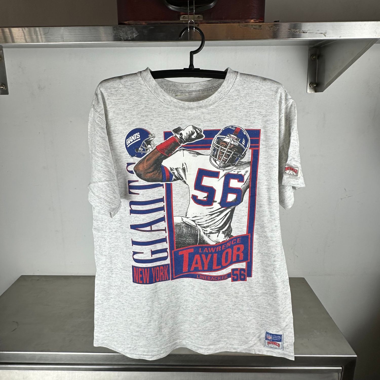Vintage 90s Lawrence Taylor New York Giants Nutmeg NFL T-shirt