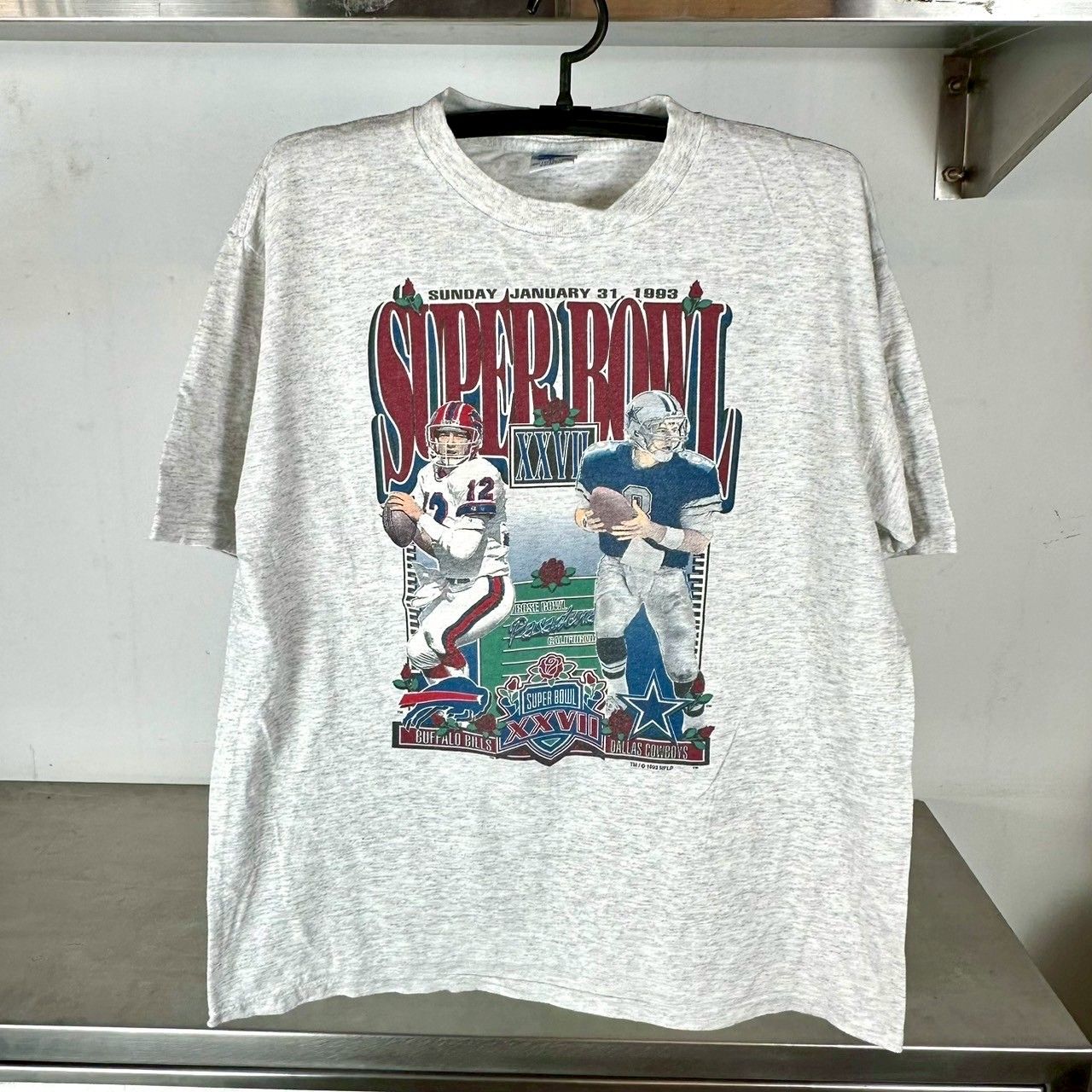​Vintage 1993 NFL Super Bowl Buffalo Bills VS Dallas Cowboys T-shirt