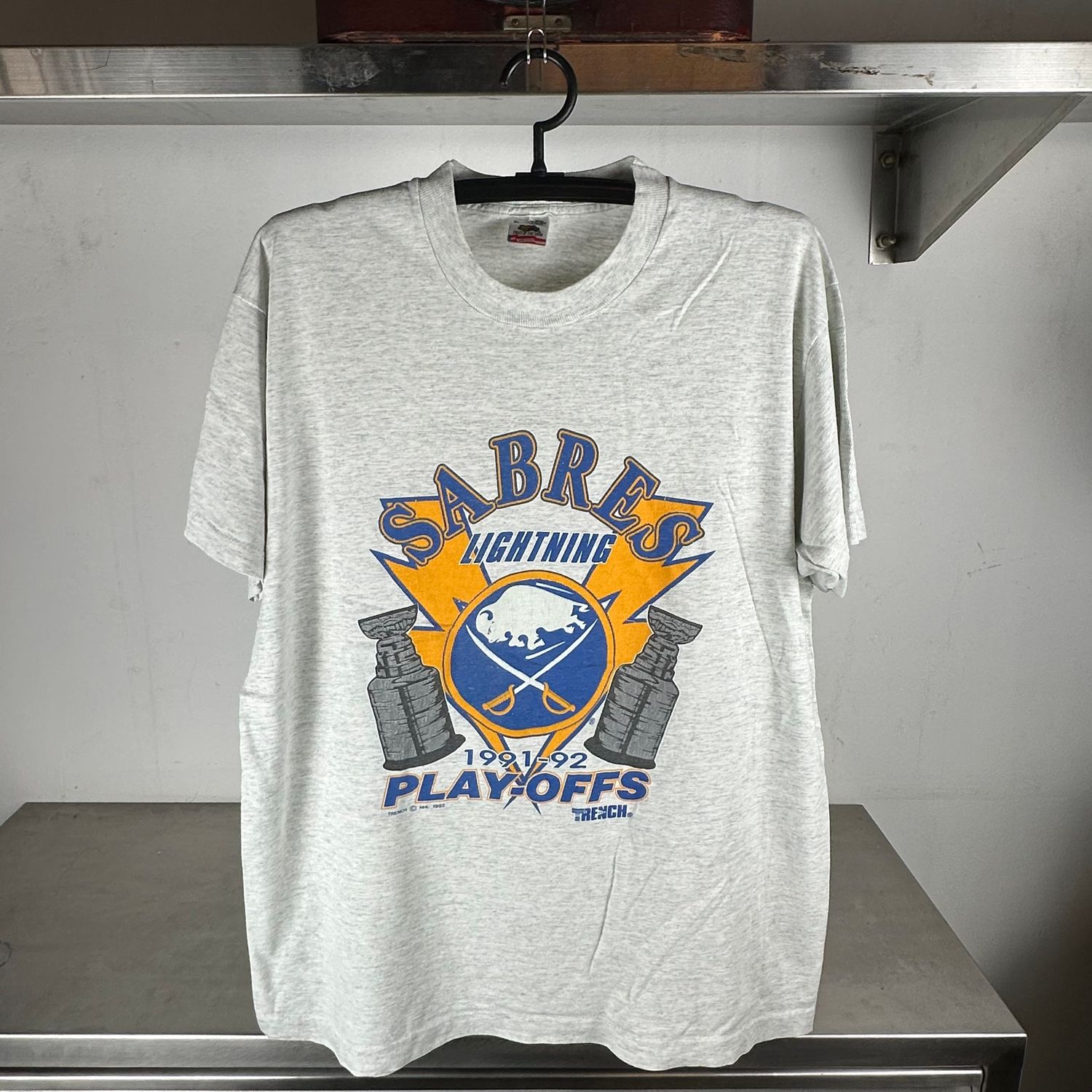 ​Vintage 1991-92 Buffalo Sabres Playoffs NHL T-Shirt