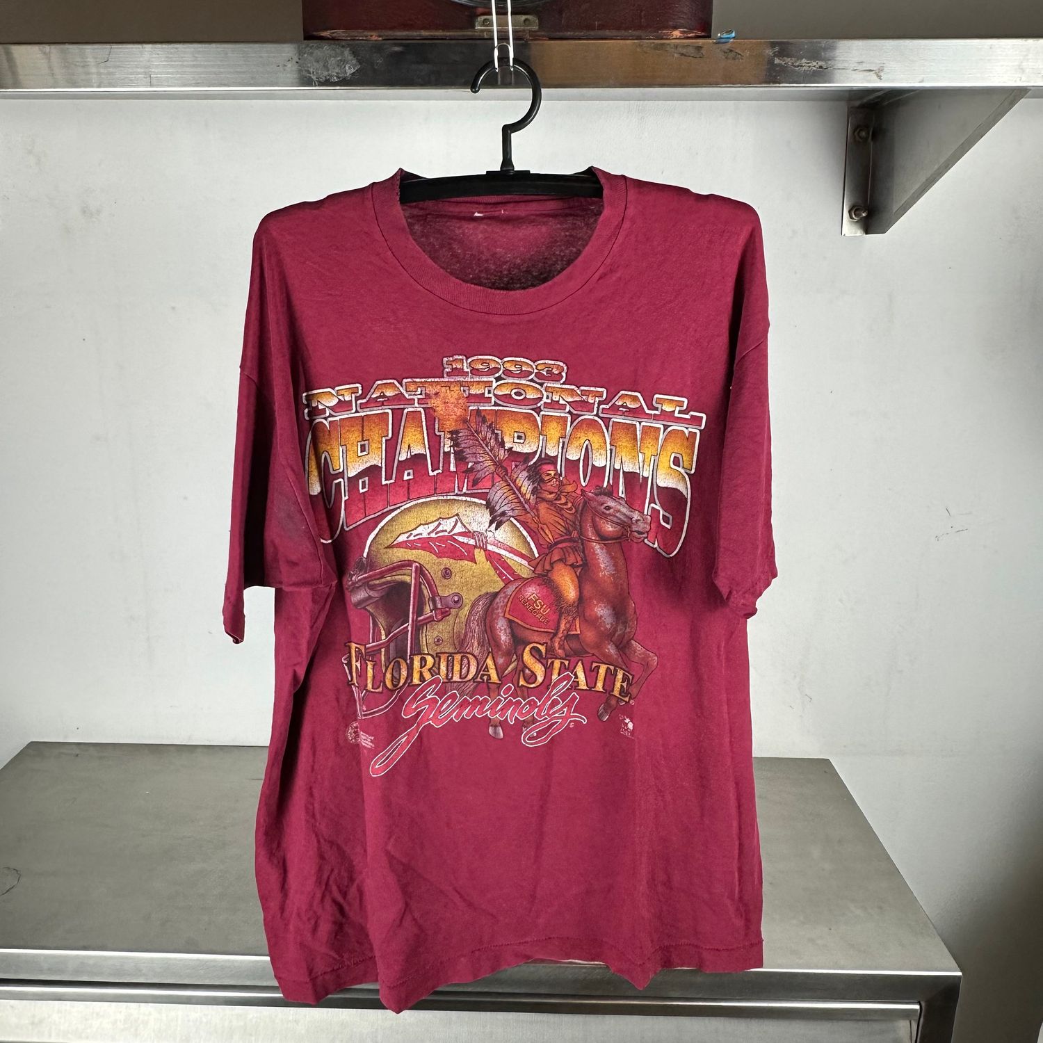 ​​Vintage 1993 FSU Seminoles Football National Champions NCAA T-Shirt