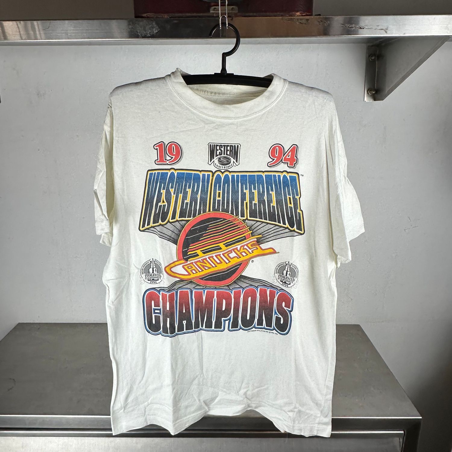 ​Vintage 1994 Vancouver canucks Conference Champions NHL T-shirt