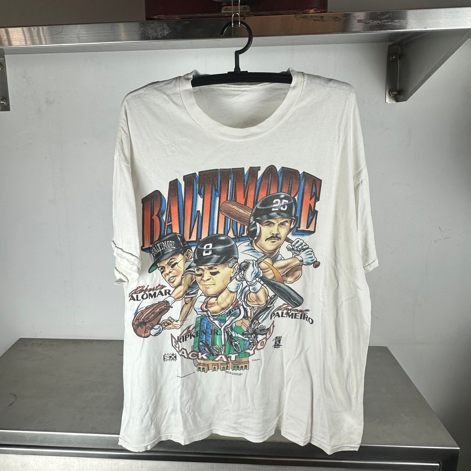 Vintage 1997 Baltimore Orioles Back At You Caricature MLB T-shirt