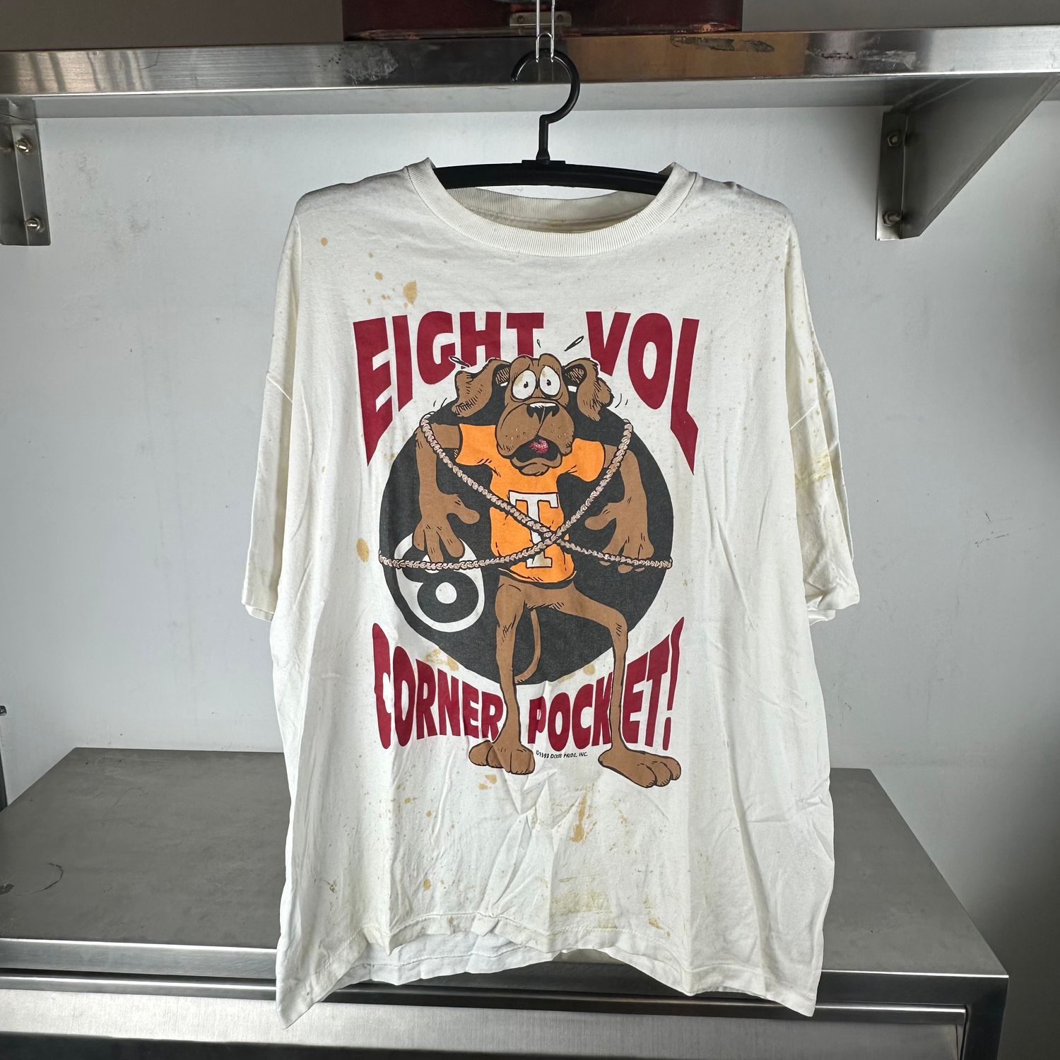 ​Vintage 1993 Alabama Crimson Tide Eight Vol NCAA​ T-shirt