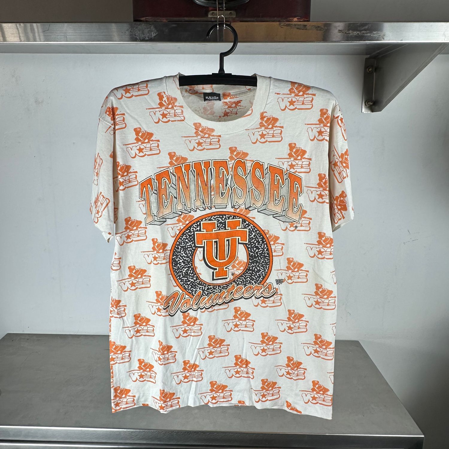 ​Vintage 90s Tennessee Volunteers All Over Print AOP NCAA T-shirt