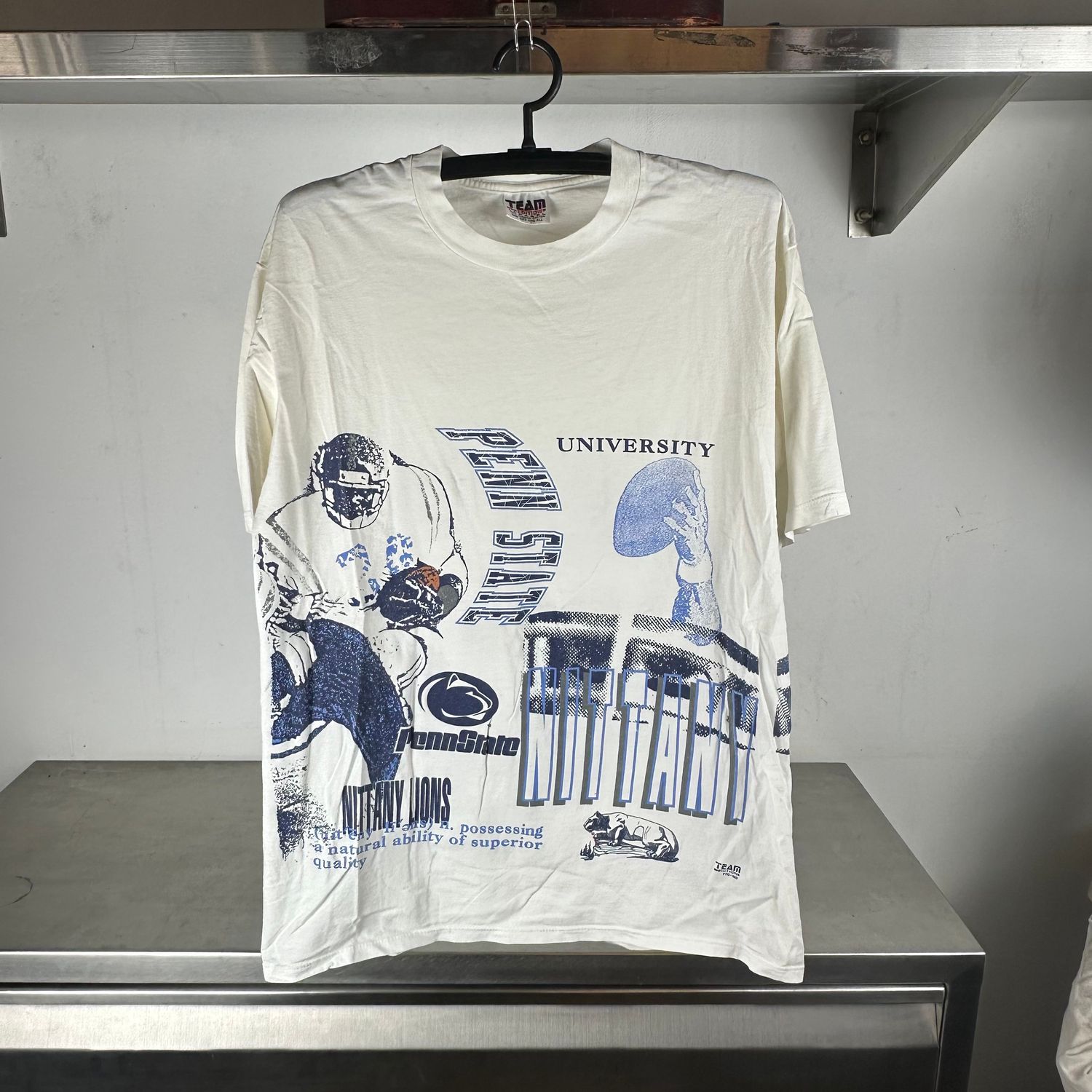 ​Vintage 90s Penn State Nittany Lions Football AOP NCAA T-shirt