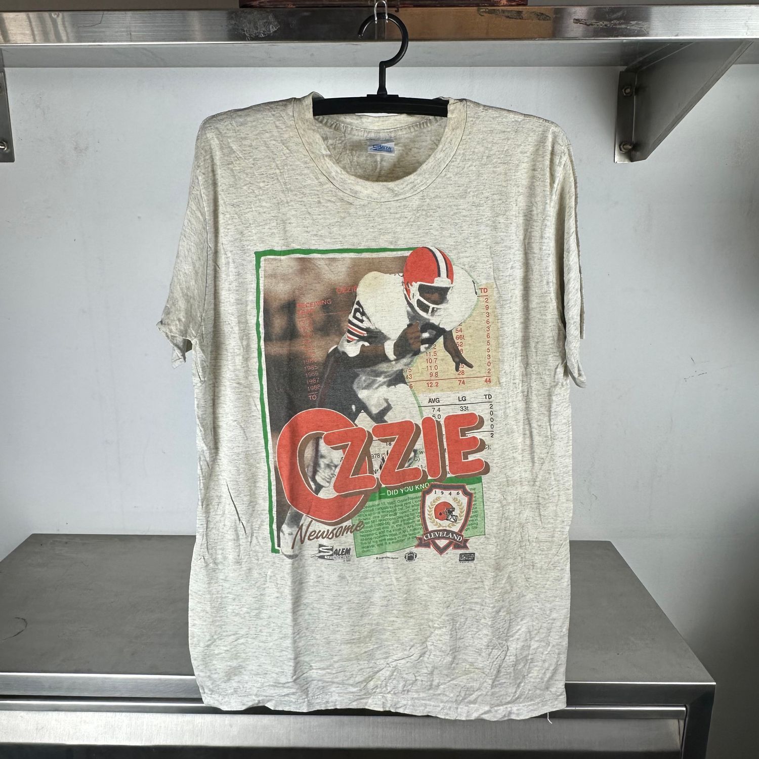 ​Vintage 1990 Ozzie Newsome Cleveland Browns NFL T-shirt