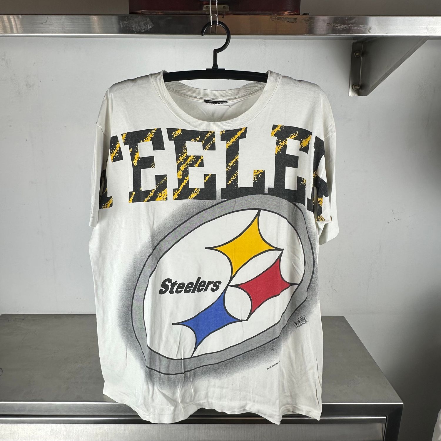 ​Vintage 1993 Pittsburgh Steelers All Over Print NFL AOP T-shirt