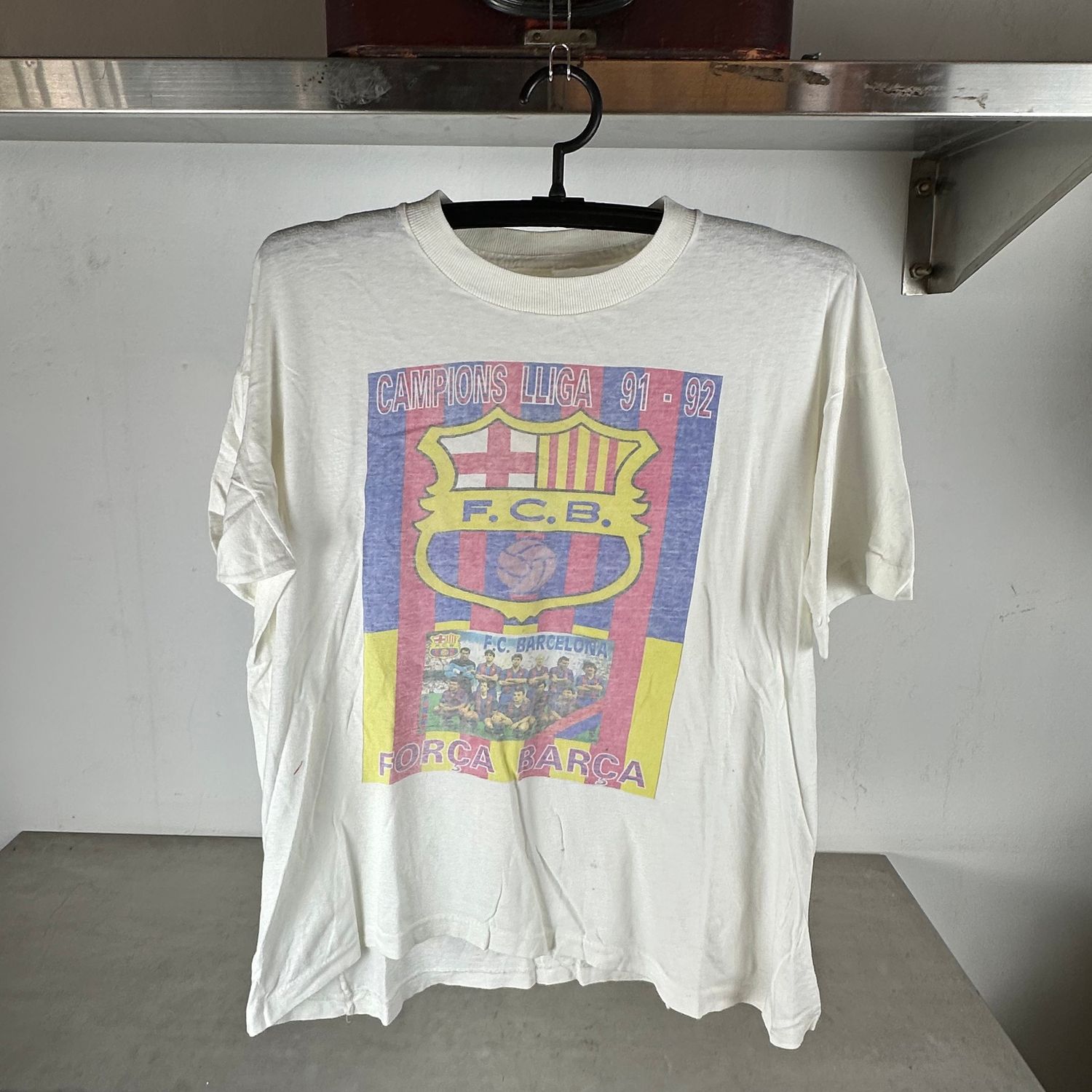 ​​Vintage 1991-92 FC Barcelona La Liga Champions​​ T-shirt