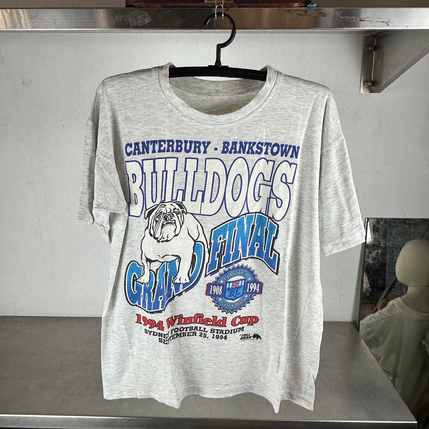 Vintage 1994 Canterbury Bulldogs NRLW Grand Final T-shirt