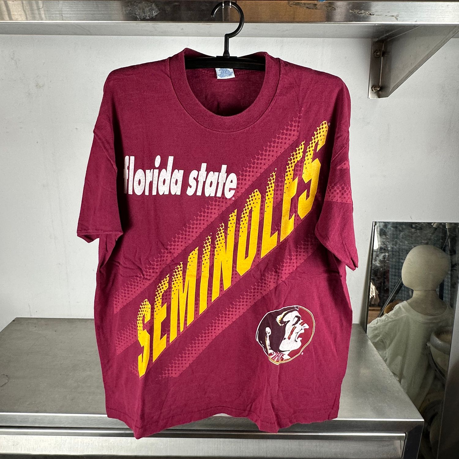 ​Vintage 90s FSU Seminoles AOP NCAA Salem Sportswear T-shirt