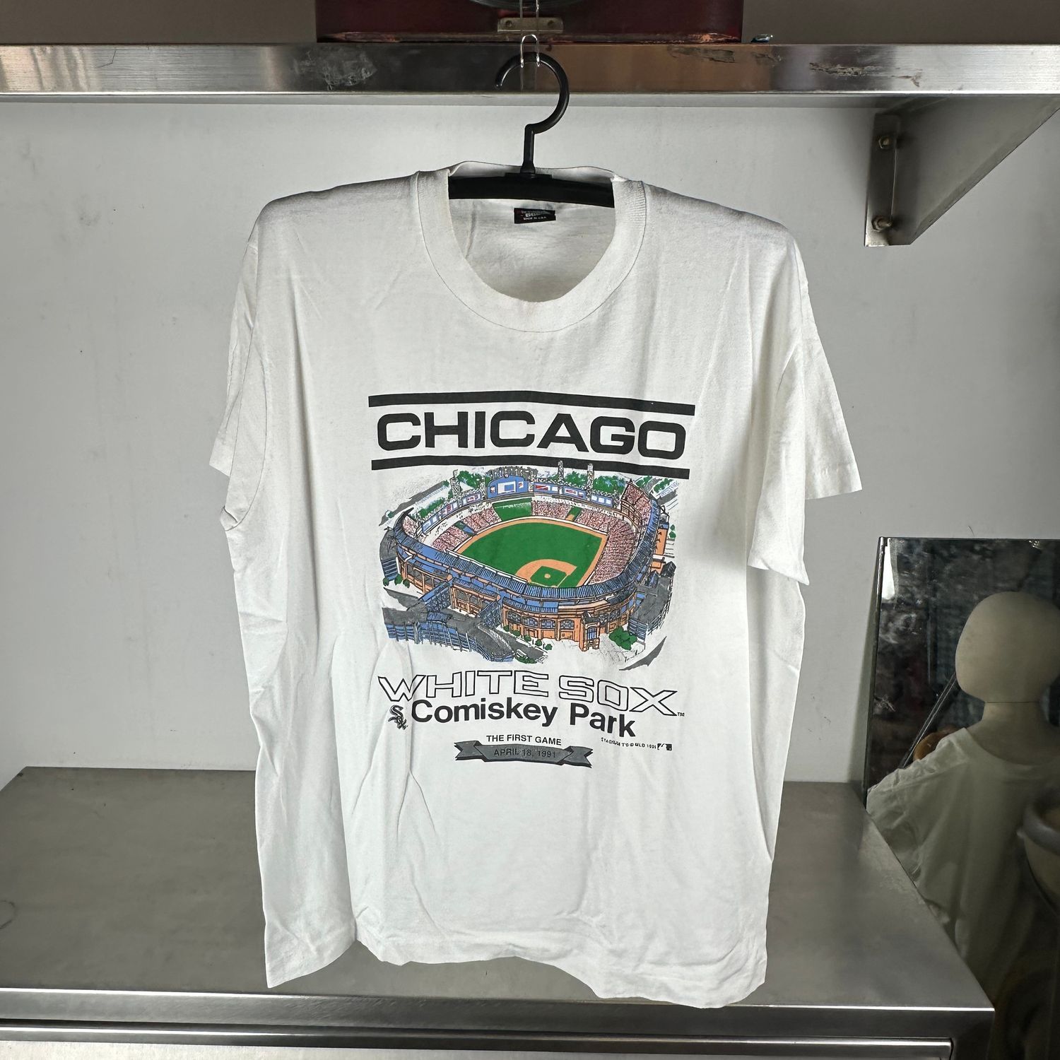 ​Vintage 1991 Chicago White Sox Comiskey Park MLB T-shirt