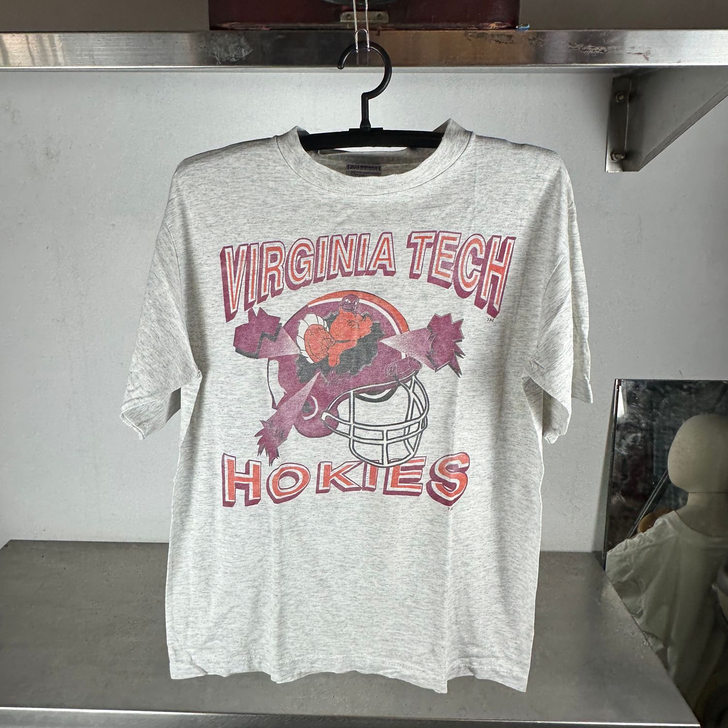 ​Vintage 1993 Virginia Tech Hokies Football Schedule NCAA T-shirt