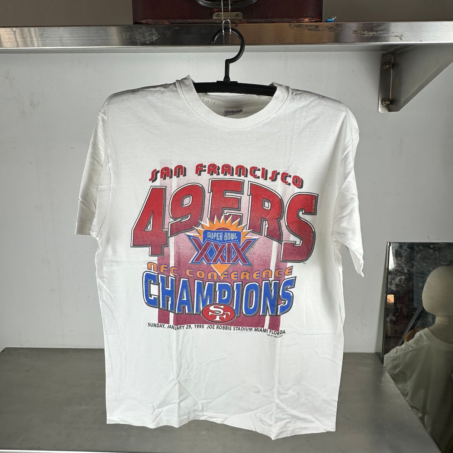 ​Vintage 1995 San Francisco 49ers Conference Champions NFL T-shirt