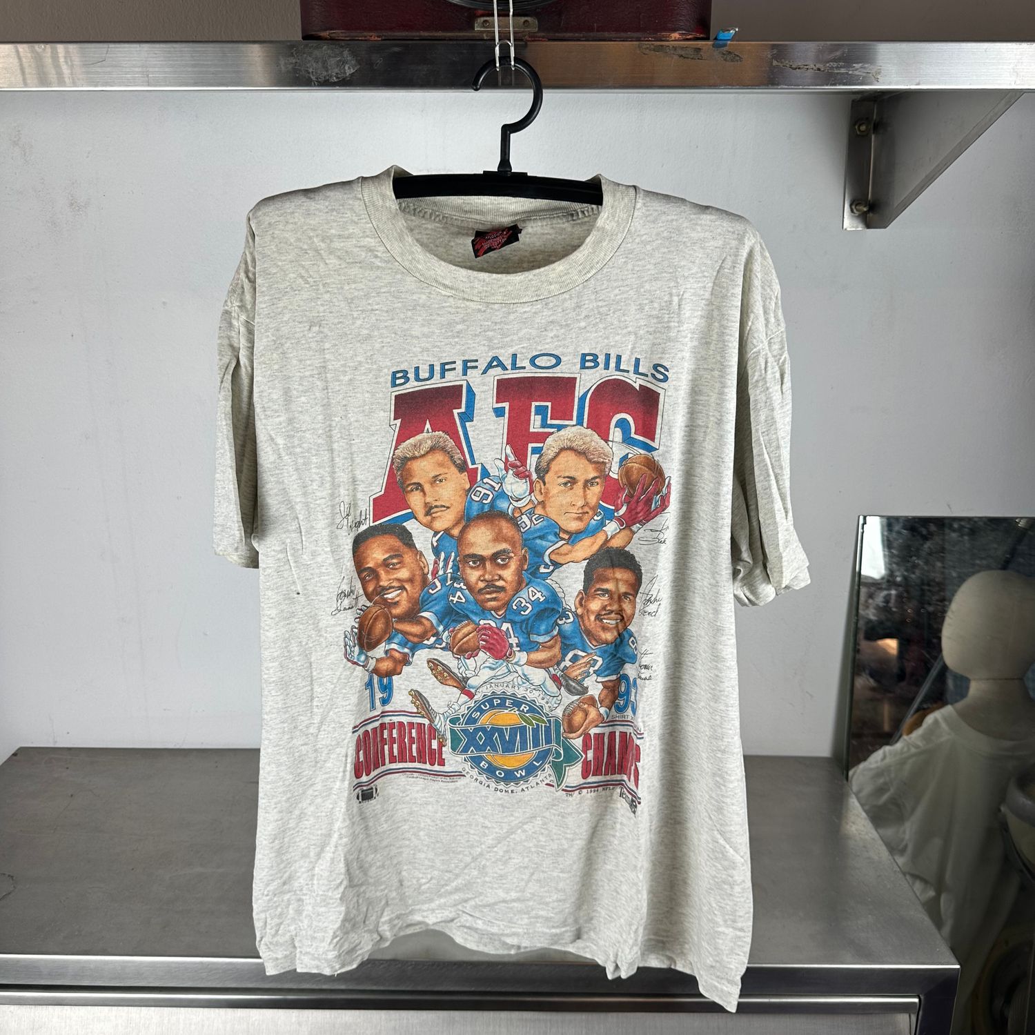 ​Vintage 1994 Buffalo Bills NFL Super Bowl Caricature T-shirt
