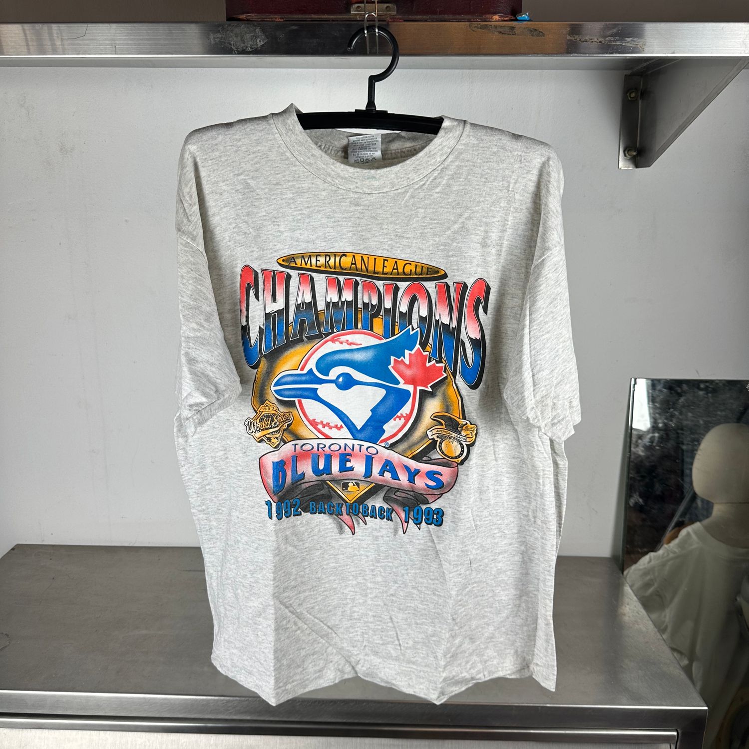 ​​Vintage 1993 Toronto Blue Jays MLB Champions XL T-shirt