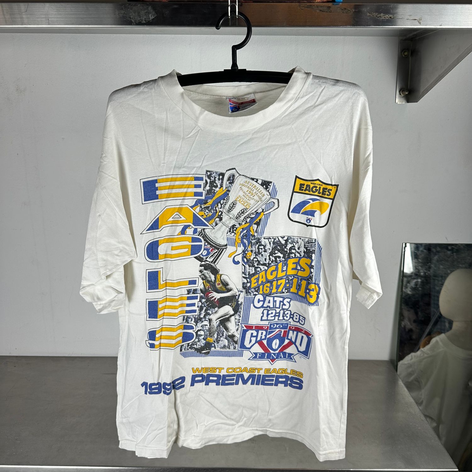 ​​Vintage 1992 West Coast Eagles AFL Premiers Grand Final T-shirt