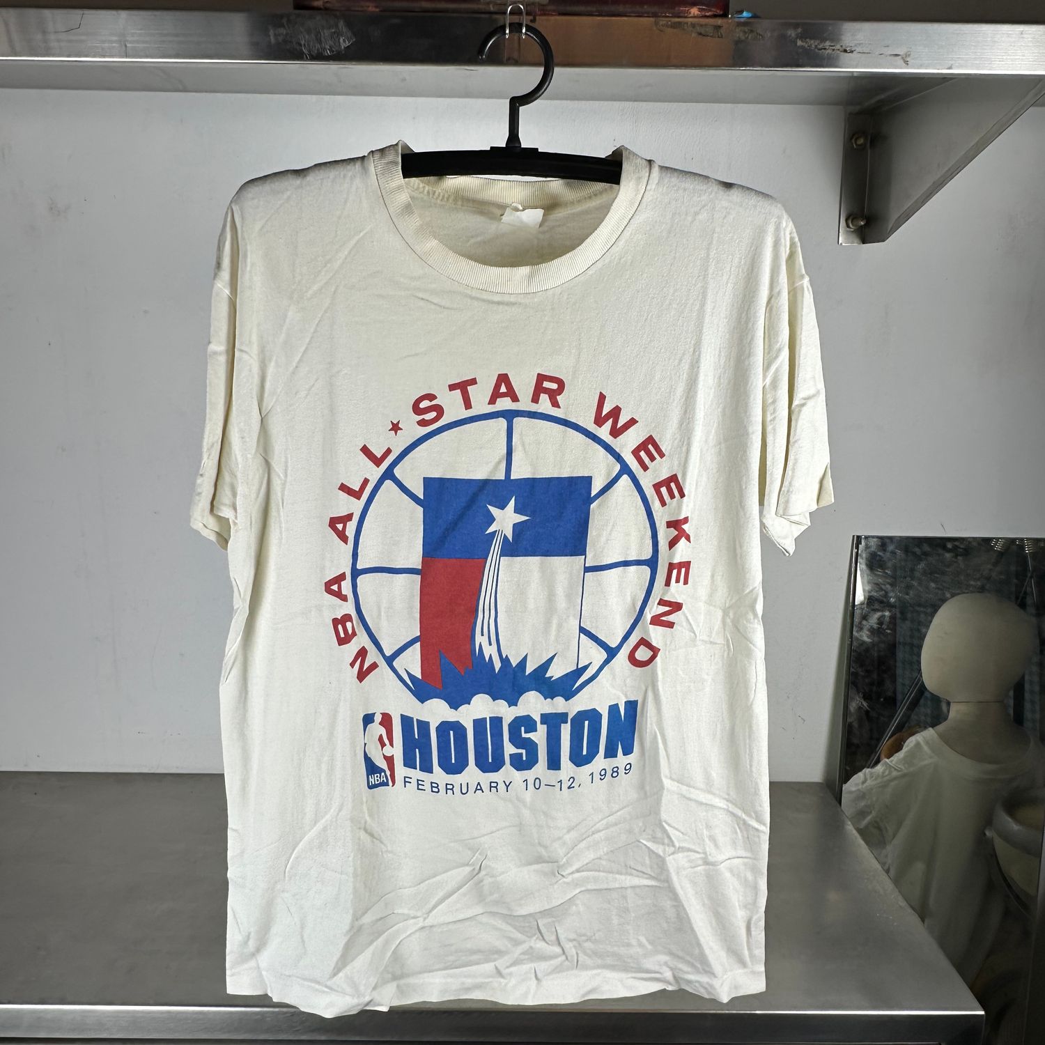 ​​Vintage 1989 NBA All Star Weekend Houston Promo T-shirt
