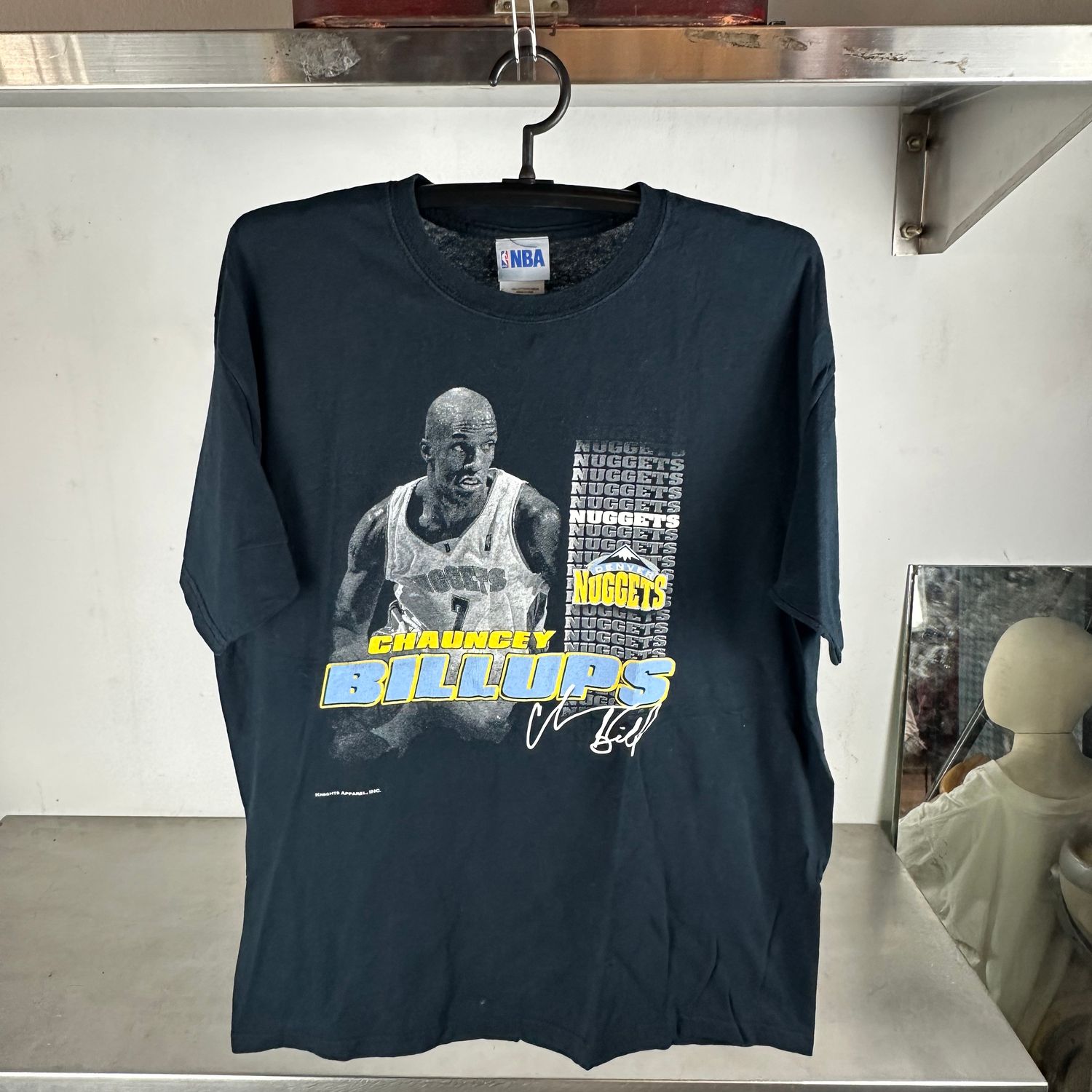 ​Vintage 2000s Chauncey Billups Denver Nuggets NBA T-shirt
