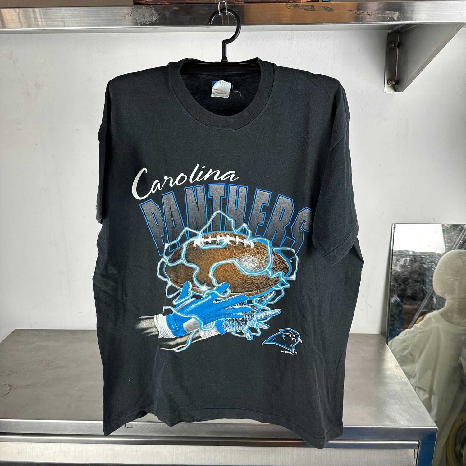 ​Vintage 1995 Carolina Panthers Lightning NFL XL T-Shirt