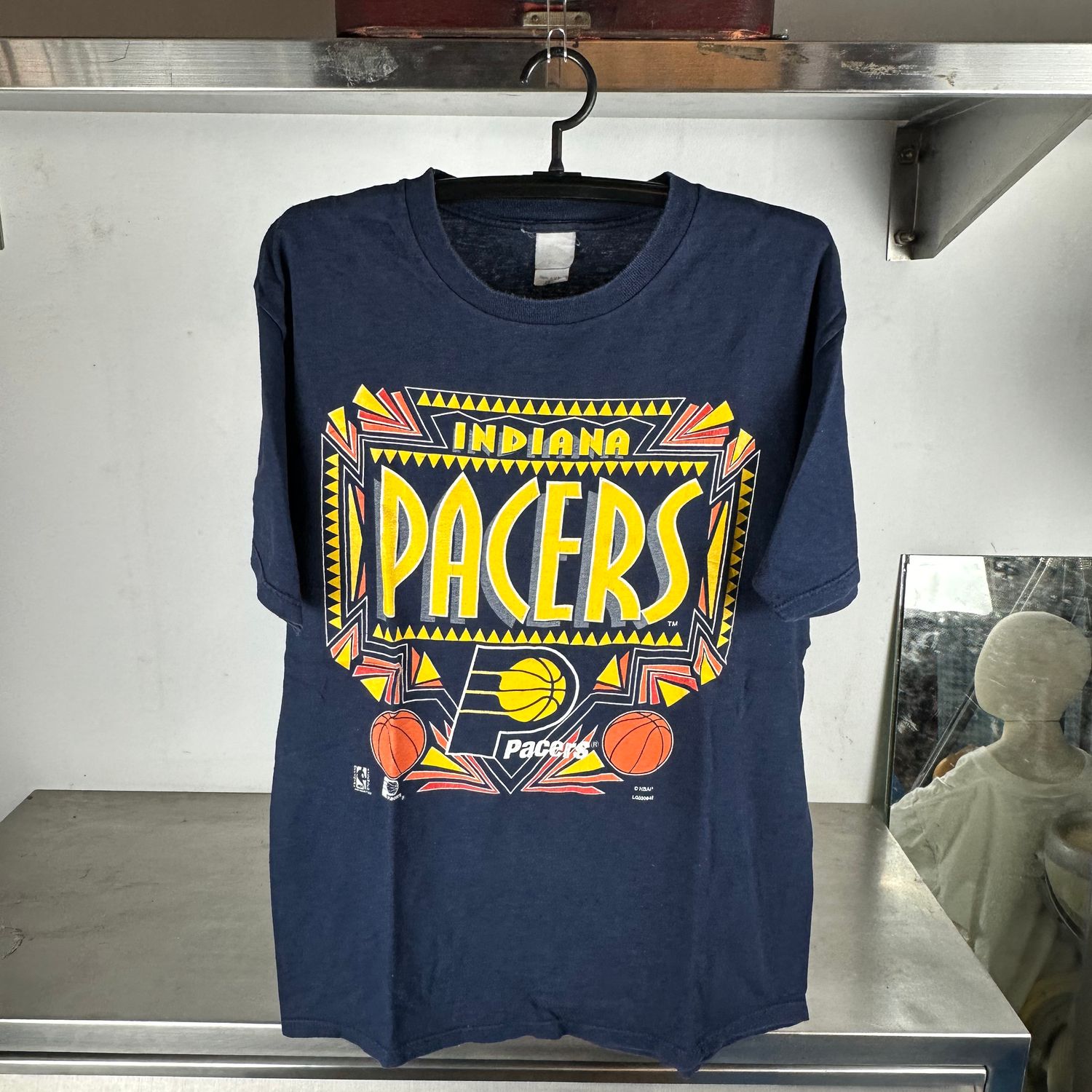 Vintage 90s Indiana Pacers Basketball NBA Graphic T-Shirt
