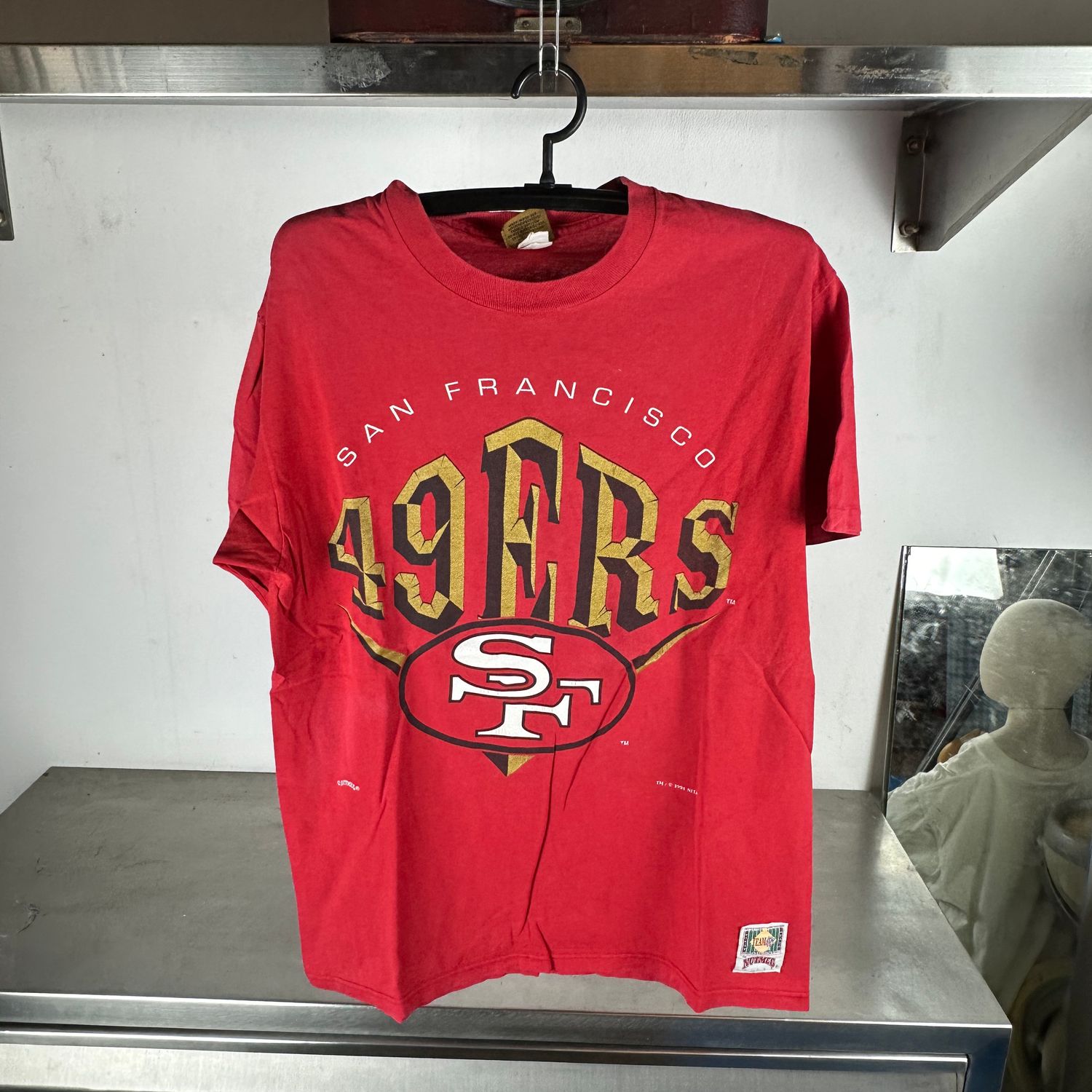 ​​​​​Vintage 1994 San Francisco 49ers NFL Nutmeg Large T-Shirt
