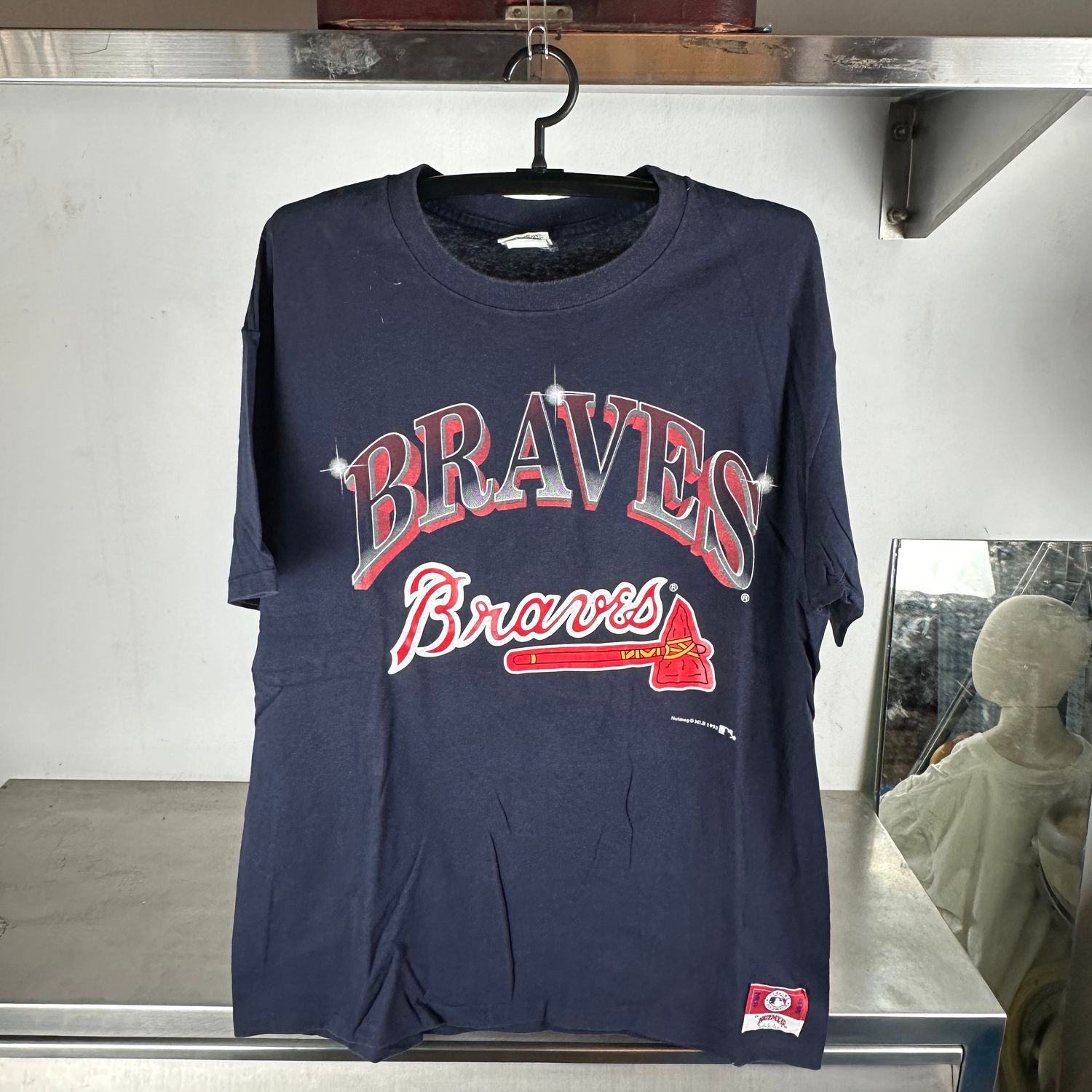 ​​​​​Vintage 1993 Atlanta Braves MLB Nutmeg XL T-Shirt
