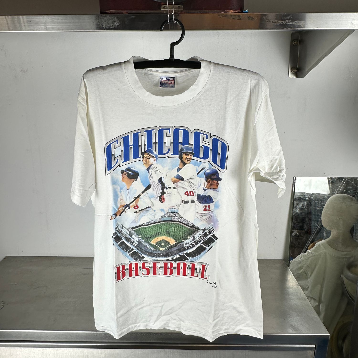 ​Vintage 2000 Chicago Cubs Baseball MLB Large T-Shirt
